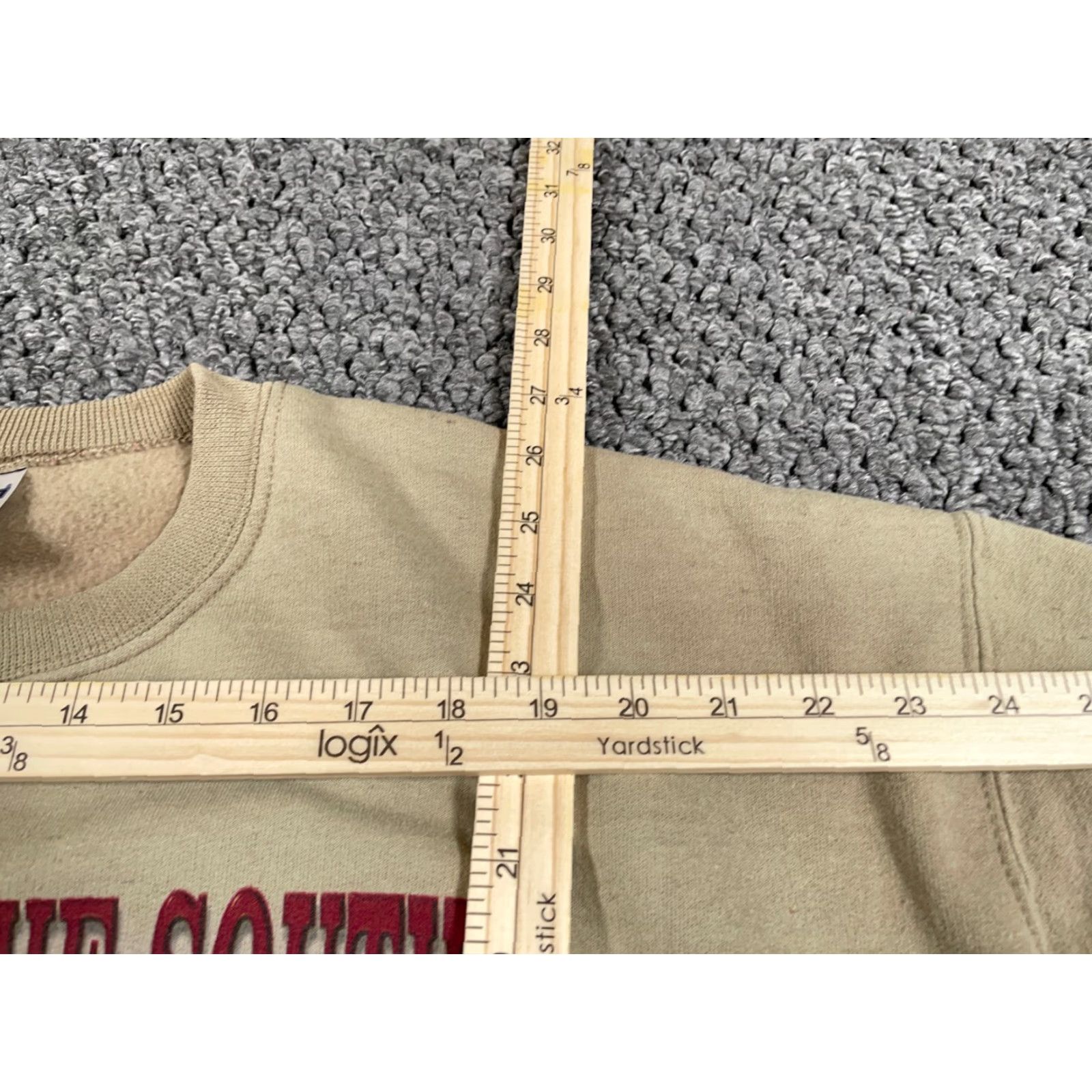Jerzees VINTAGE Jerzees Legends of the South Sweatshirt Adult XL Beige 90s Music Retro Mens Size US XL / EU 56 / 4 - 7 Thumbnail