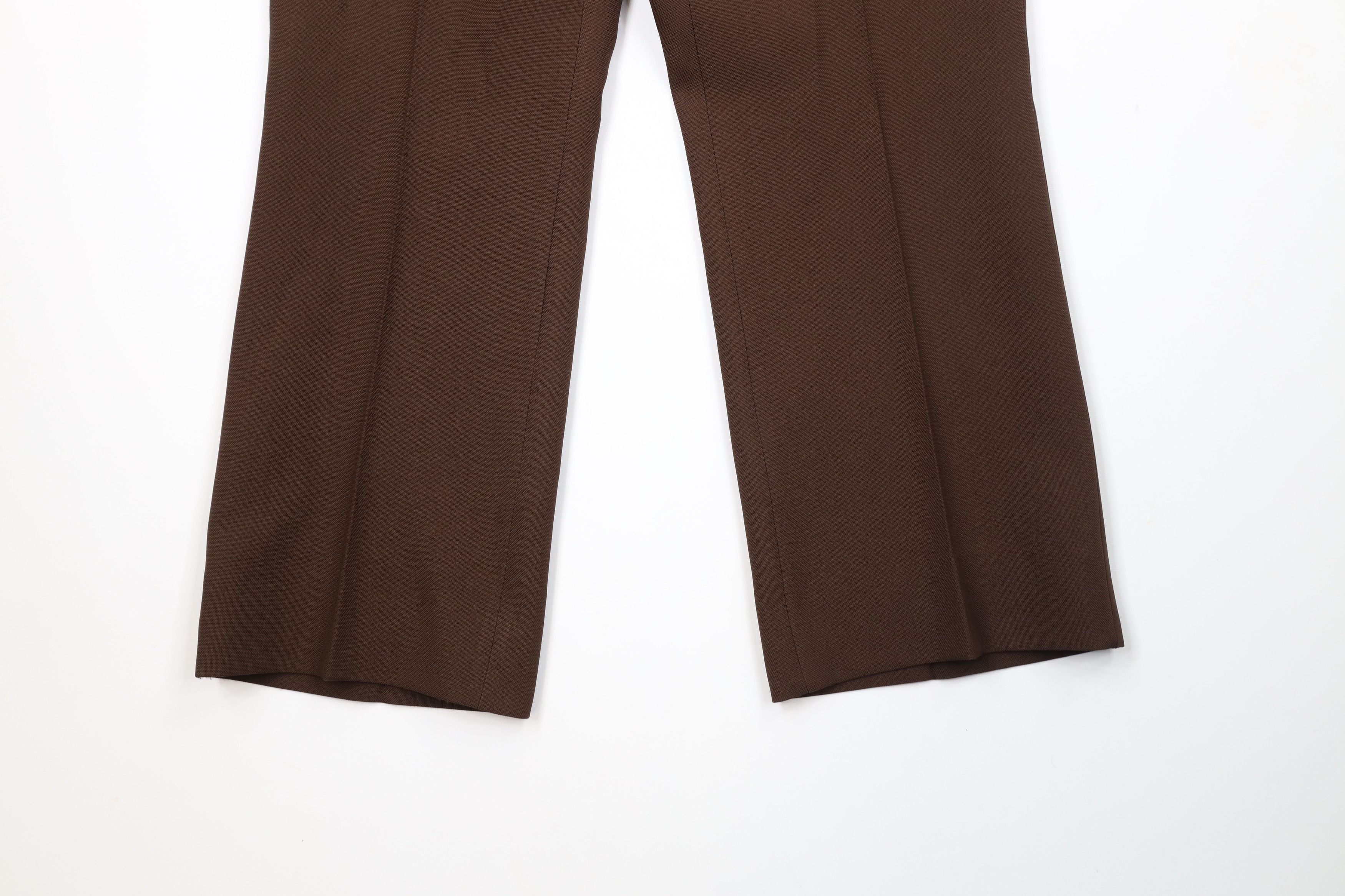Vintage Vintage 70s Streetwear Bell Bottoms Chino Pants Brown USA Size US 34 / EU 50 - 4 Thumbnail