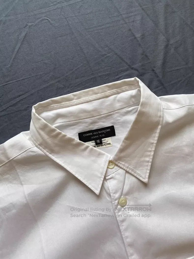 Comme des Garcons Comme Des Garcons White Patchwork Long Shirt Size M / US 6-8 / IT 42-44 - 1 Thumbnail