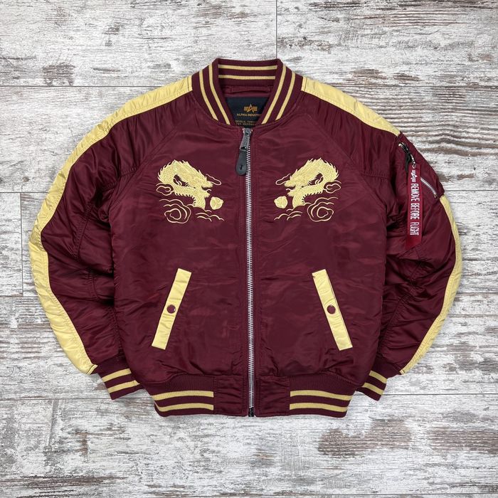 Alpha industries japan on sale dragon bomber jacket