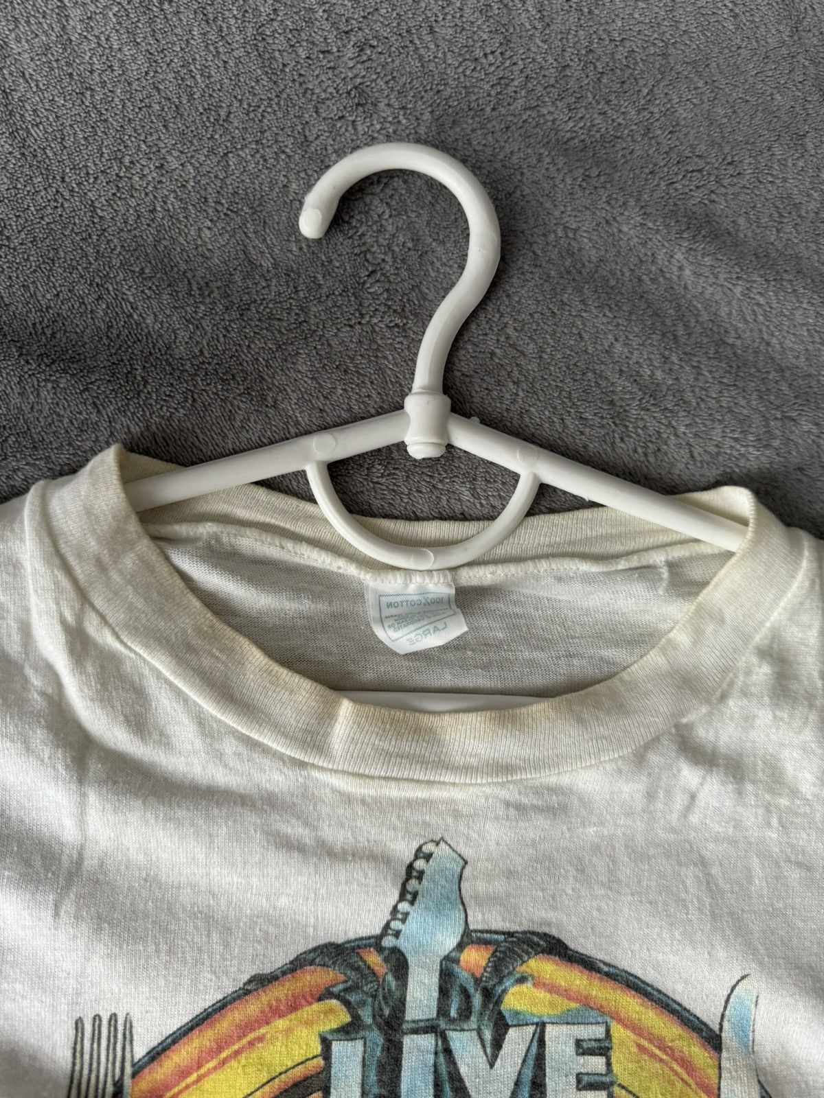 Band Tees × Vintage Vintage 1985 Live Aid Official Concert Tee Size US M / EU 48-50 / 2 - 7 Thumbnail