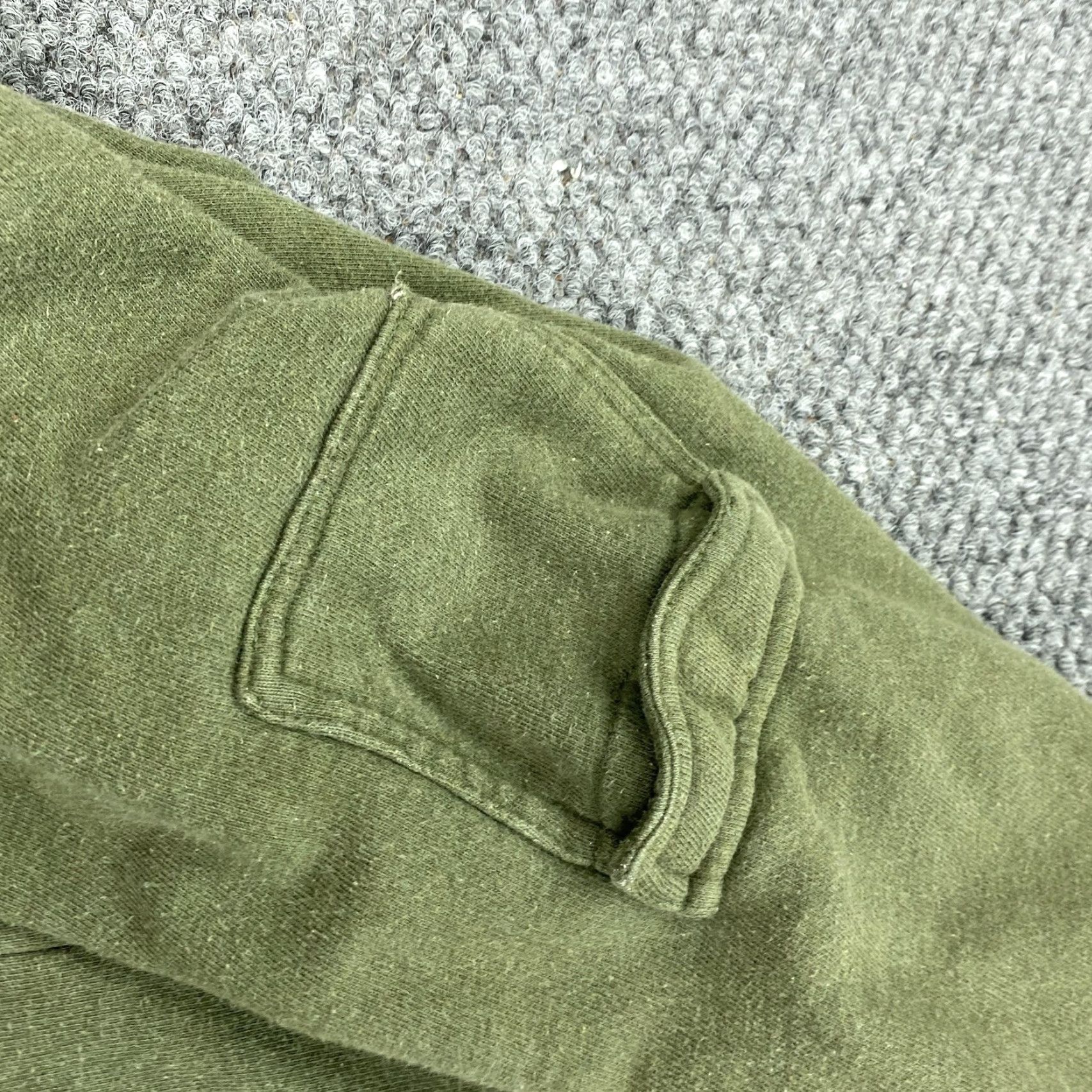 Born Vintage Born Fly Mens XL Sweater Crewneck Pullover Green Graphic Patches Military Bird Space Size US XL / EU 56 / 4 - 6 Thumbnail