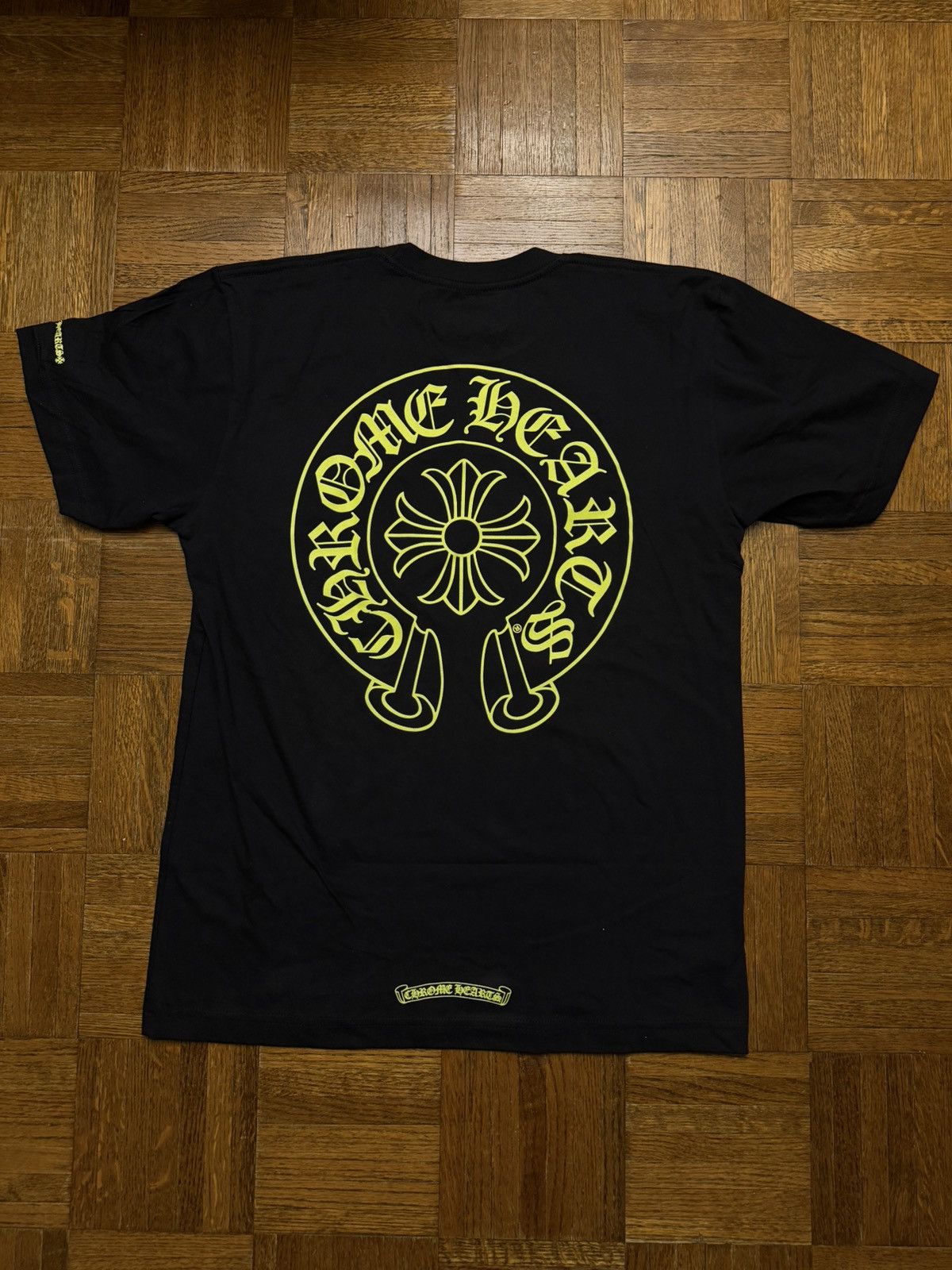 Chrome Hearts Chrome Hearts NEON LIME Pocket Tee Size US M / EU 48-50 / 2 - 1 Thumbnail