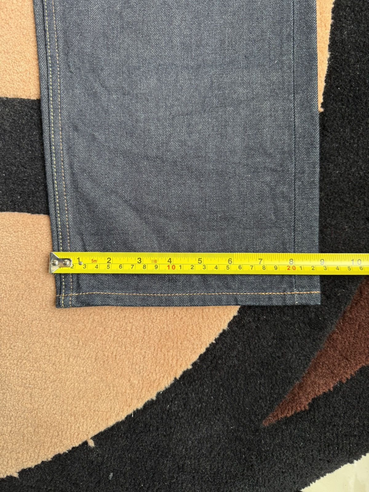 Evisu EVISU red daicock and white flower style jeans！size：36x34 Size US 36 / EU 52 - 11 Thumbnail