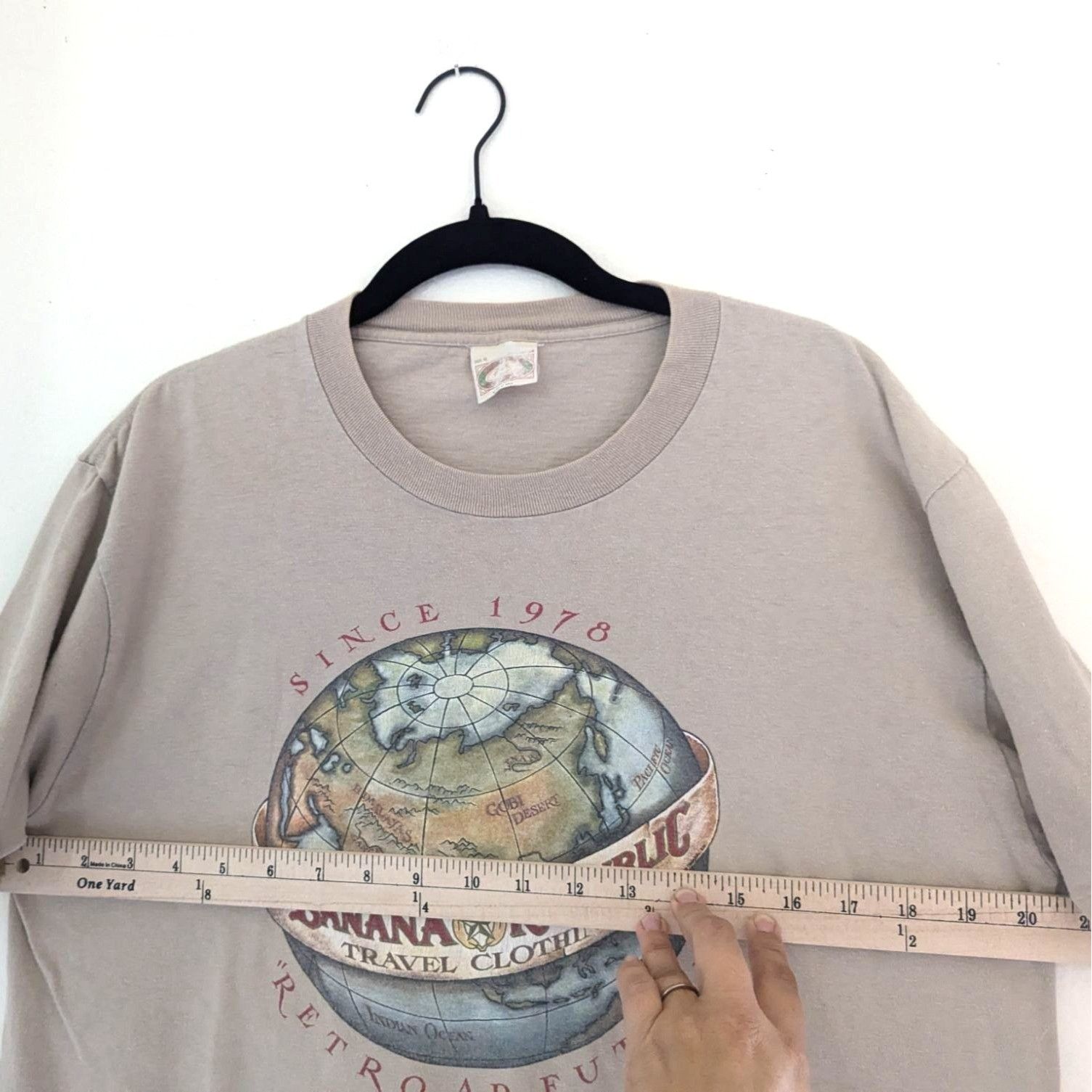 Banana Republic VTG Banana Republic Men's XL Short Sleeve T-shirt Single Sti Size US XL / EU 56 / 4 - 5 Thumbnail