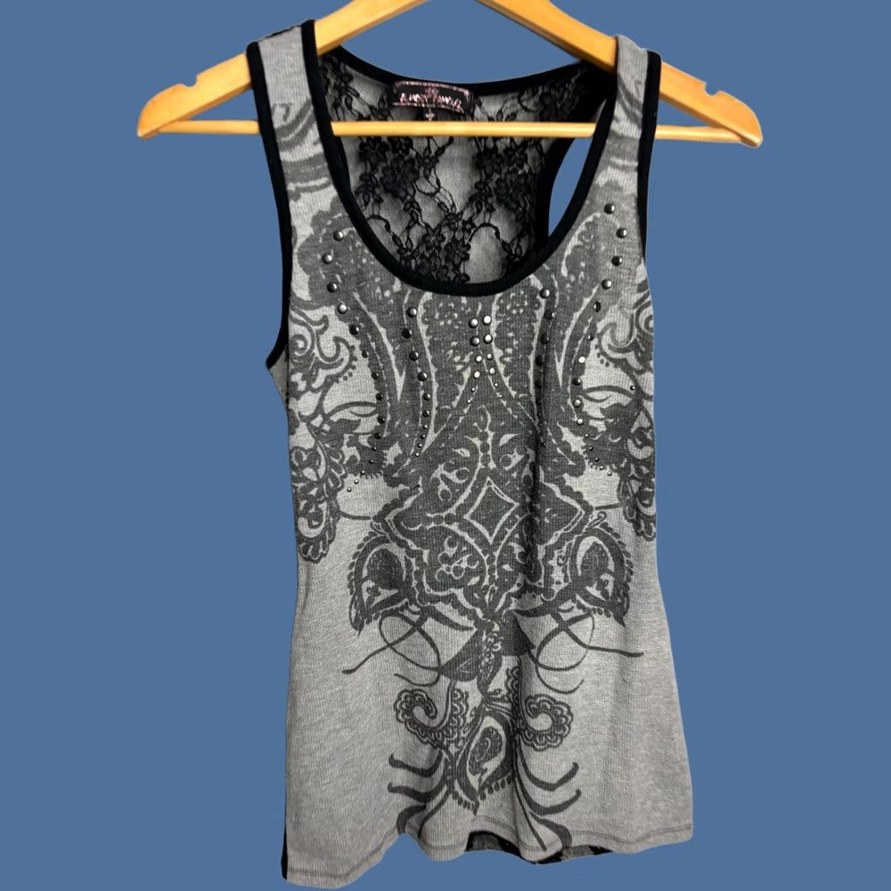 Almost Famous Vintage Almost Famous Tank Top Y2K Grunge Gothic 2428 Size L / US 10 / IT 46 - 1 Thumbnail