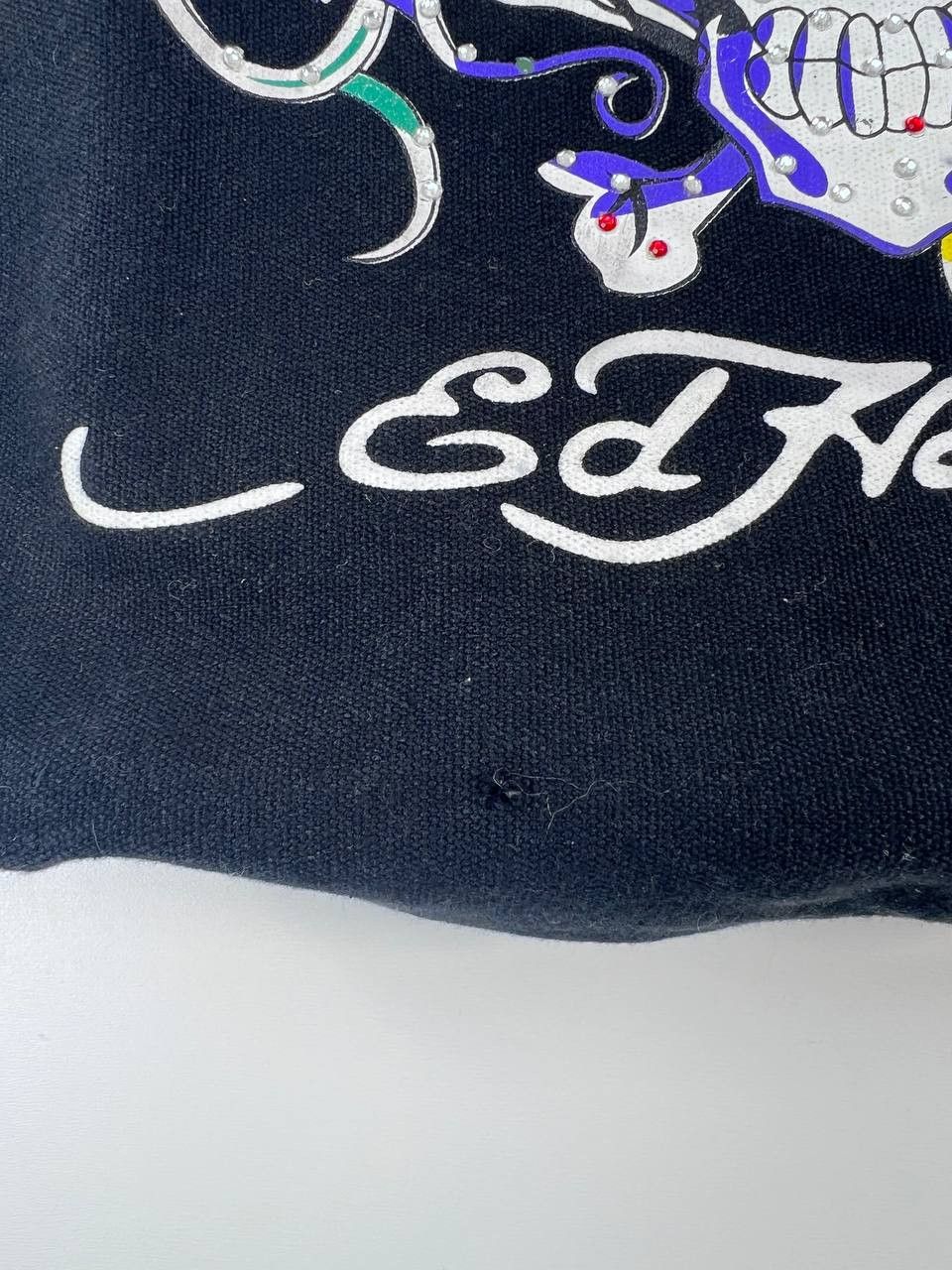 Ed Hardy Ed Hardy Love Kills Slowly Skull Tote Bag Y2k Tattoo Style Size ONE SIZE - 4 Thumbnail
