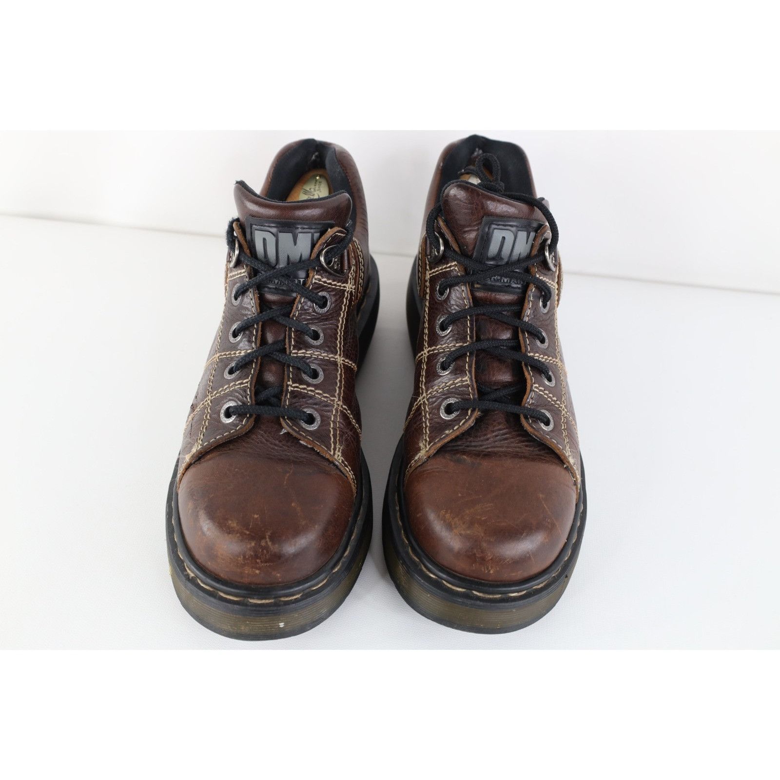 Dr. Martens Vintage 90s Dr Martens Doc Chunky Leather Platform Boots Size US 9 / EU 42 - 2 Thumbnail