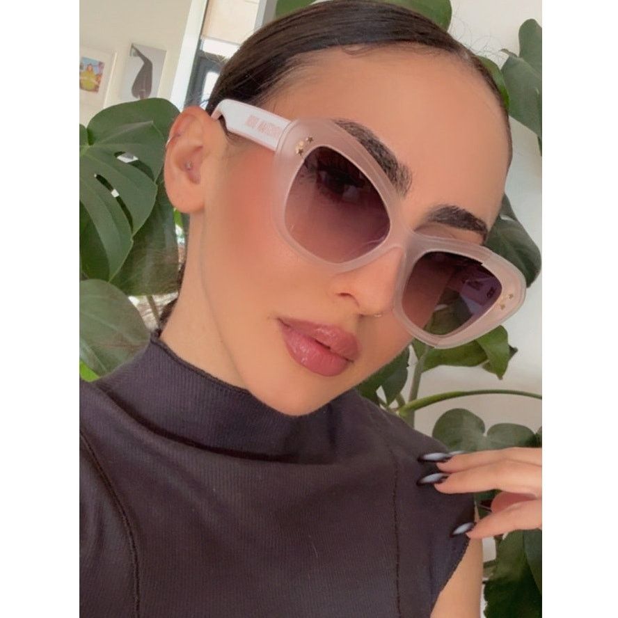 Dior NEW Dior Pacific B3U Logo Sunglasses Cat Eye Milky Pink Size ONE SIZE - 1 Thumbnail