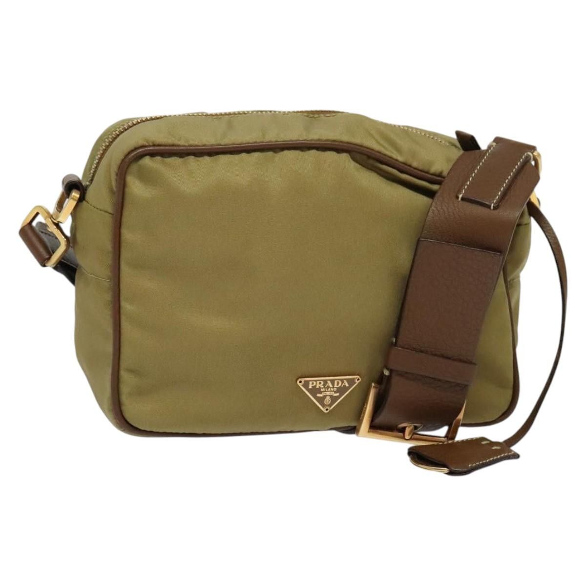 Prada PRADA Shoulder Bag Nylon Beige Gold Size ONE SIZE - 1 Thumbnail