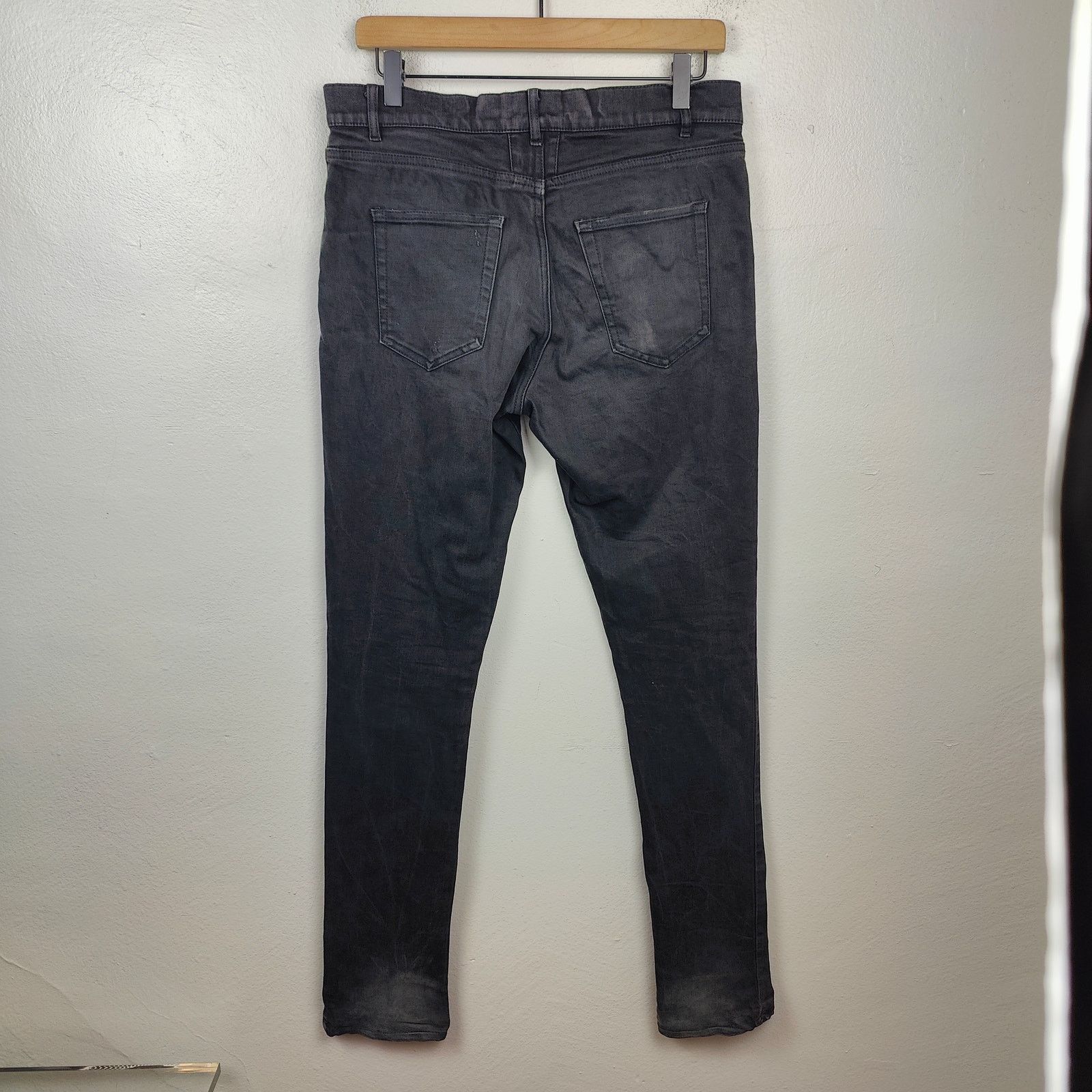 Saint Laurent Paris Saint Laurent Jeans Mens 32 Black Wash DO2 M/SK-LW Size US 32 / EU 48 - 7 Thumbnail