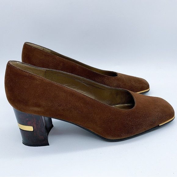 Stuart Weitzman STUART WEITZMAN Suede Leather High Heels Classic Pump Size US 7 / IT 37 - 2 Thumbnail