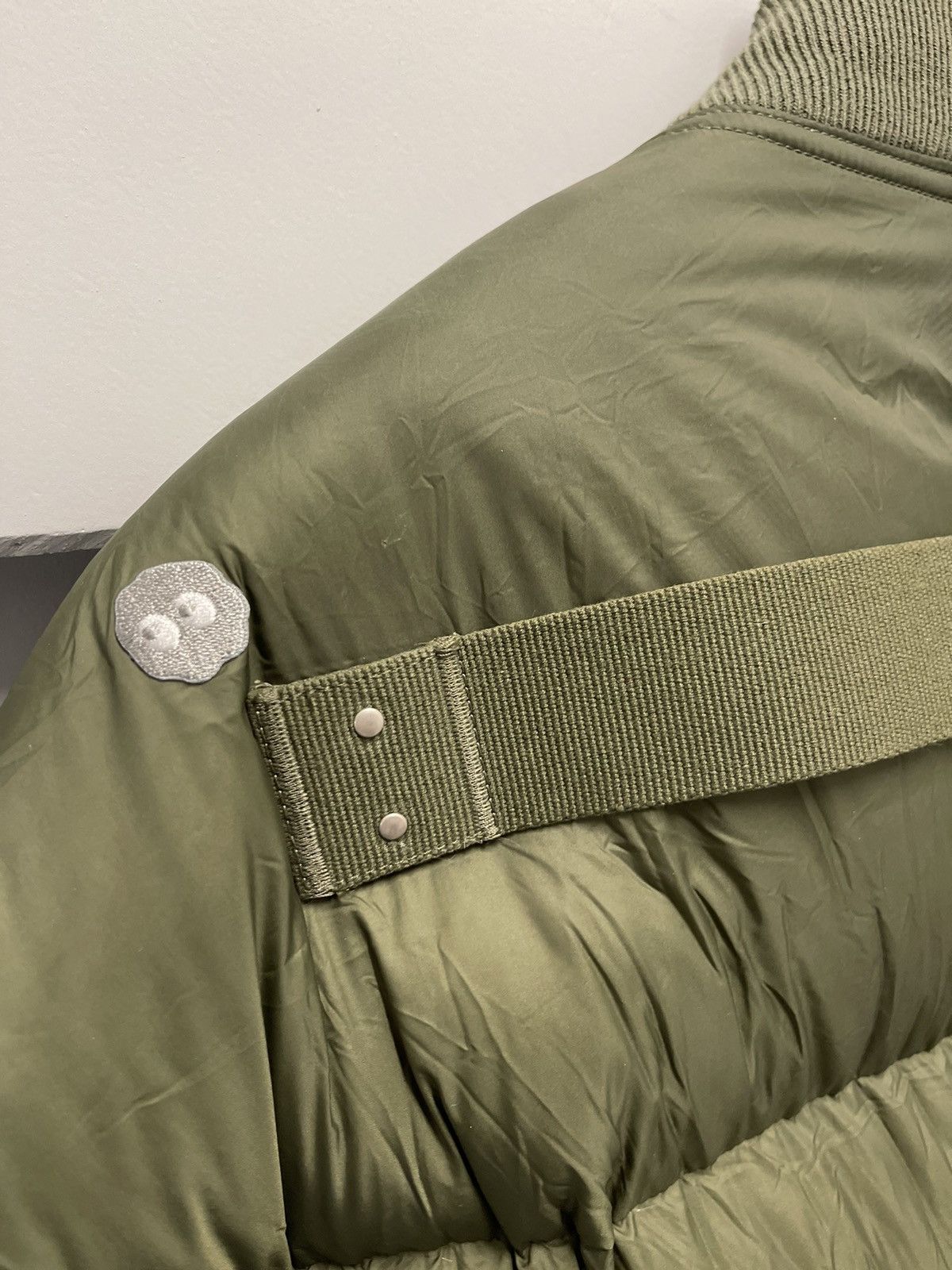 Rick Owens Rick Owens FW22 Oversized Flight Puffer Green Down Jacket Size US L / EU 52-54 / 3 - 4 Thumbnail