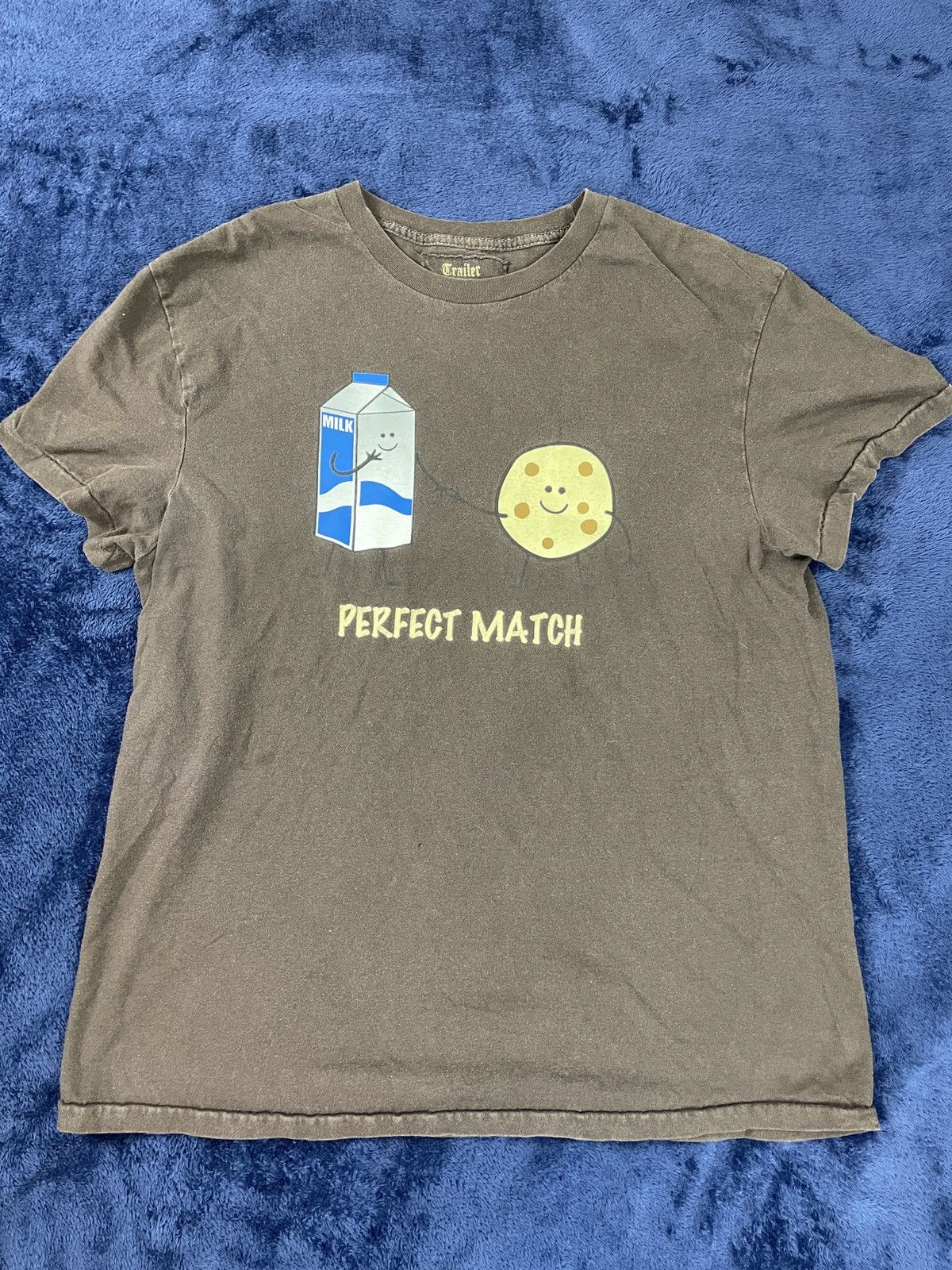 Other Vintage Brown Graphic Tee Men’s L “Perfect Match” Size US L / EU 52-54 / 3 - 1 Thumbnail