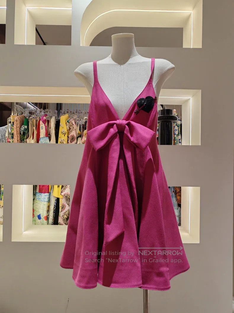 Valentino Valentino Bow slip dress | Grailed