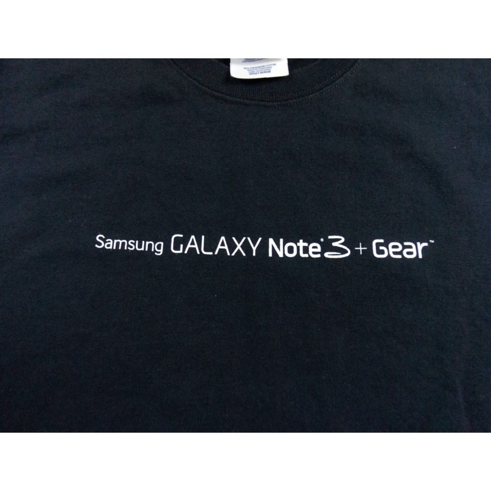 Port & Company VINTAGE Samsung Galaxy Note 3 T-Shirt Mens Medium Black Cotton Crew Neck Logo All Seasons Shirt M Mens Size US M / EU 48-50 / 2 - 4 Thumbnail