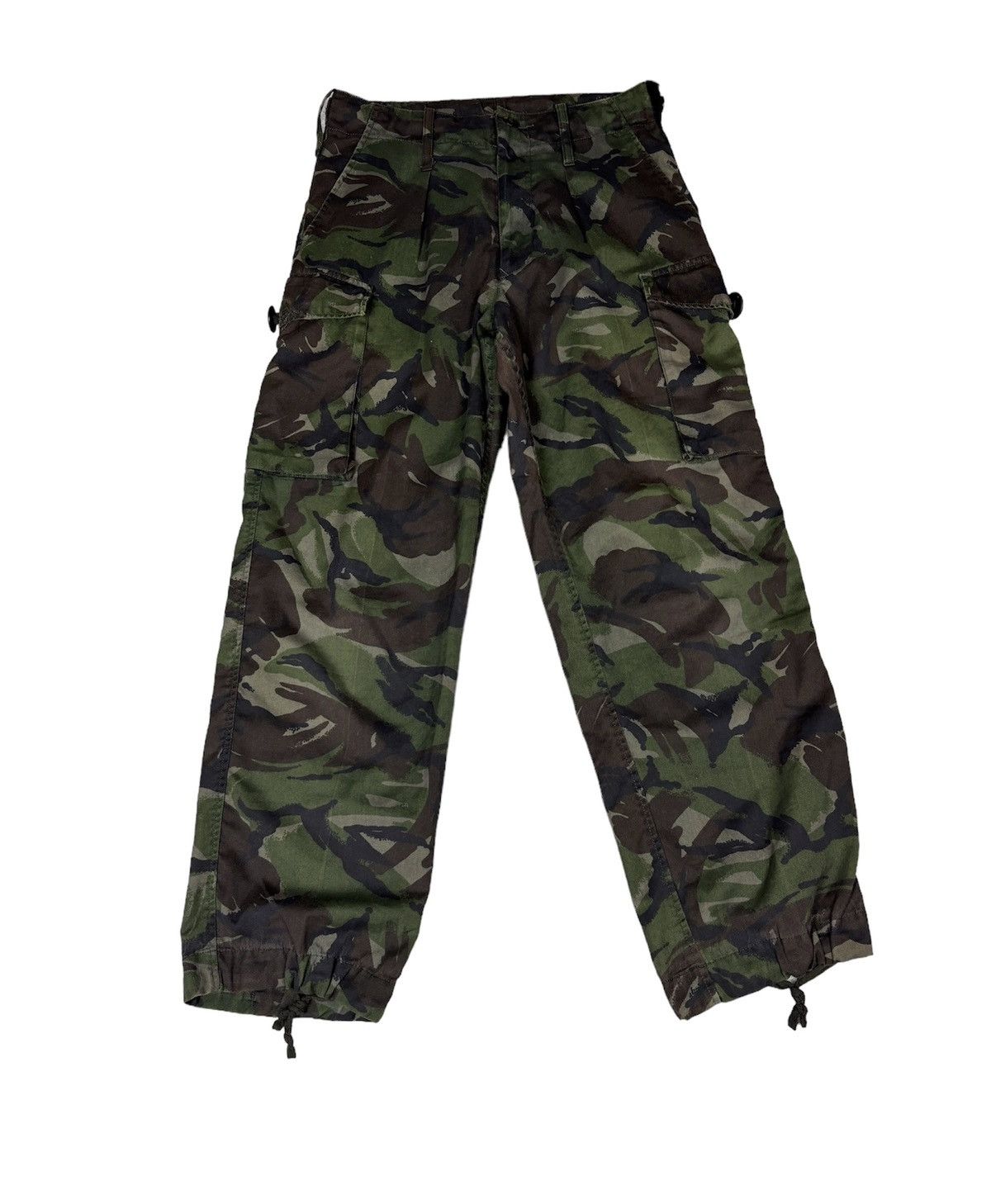 image of Marc Le Bihan Camo Cargo Pants in Green, Men's (Size 30)