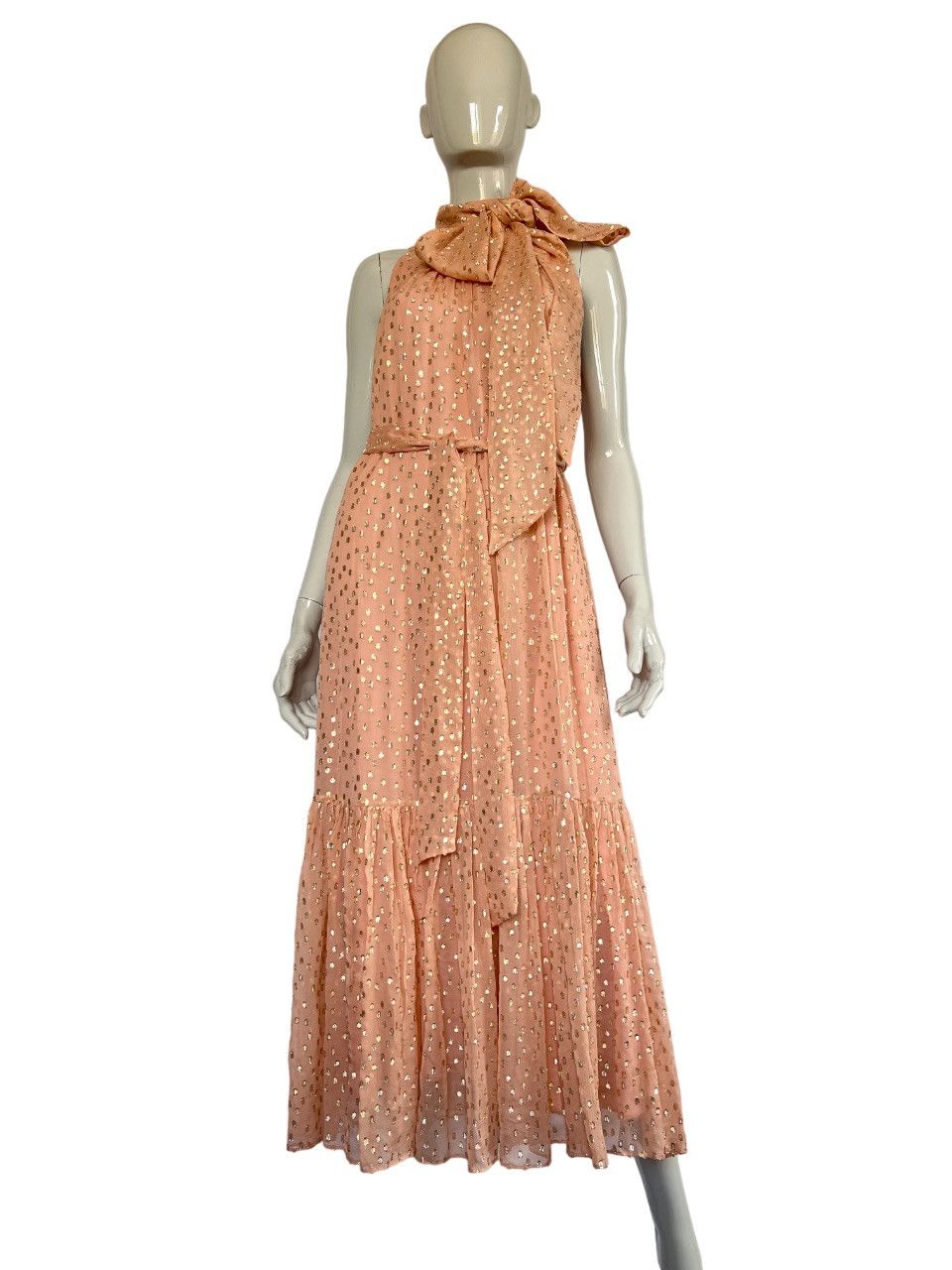 Image of Silk Zimmermann Maxi Dress in Orange, Women's (Size Small)