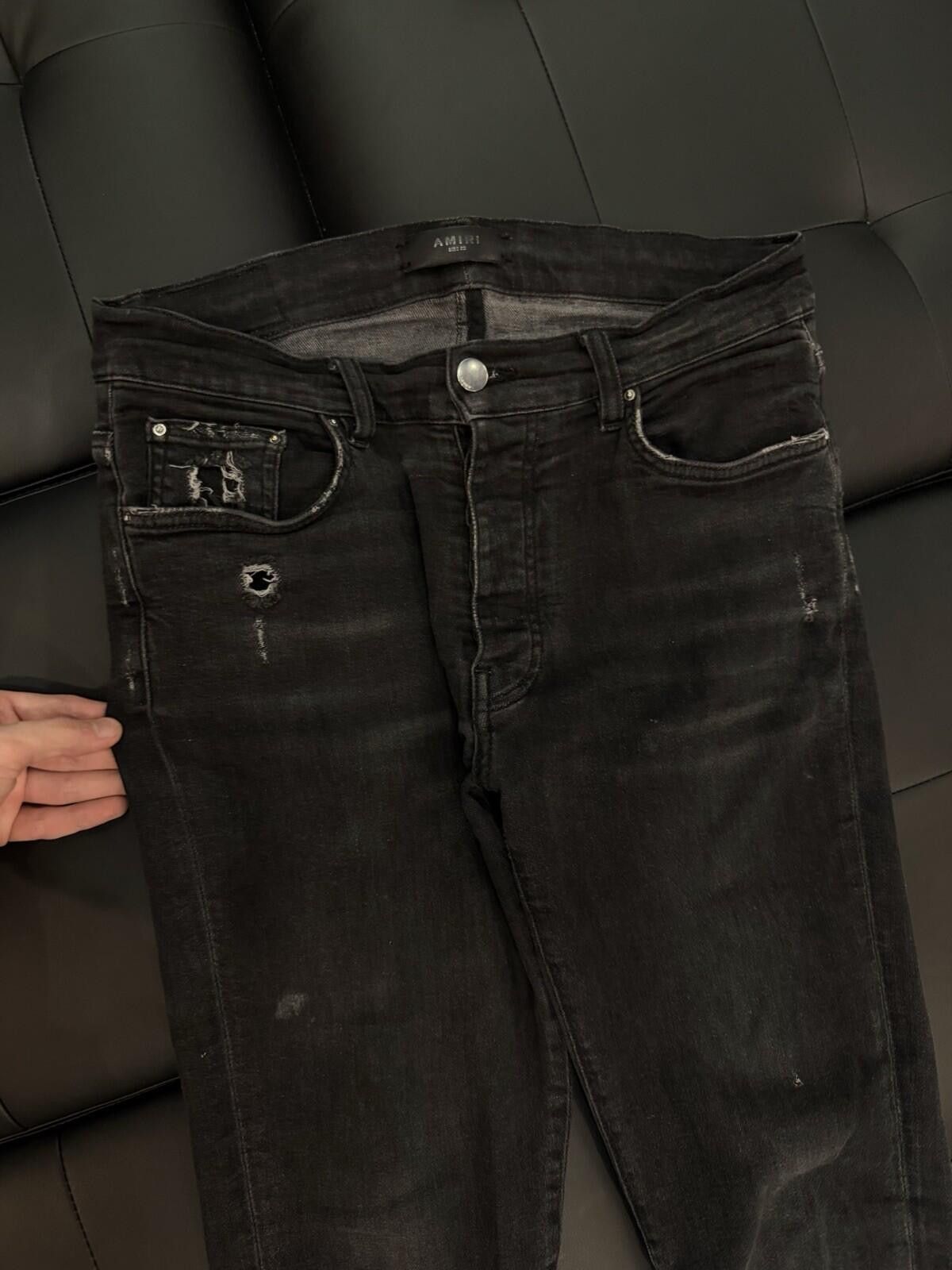 Amiri Size 30 - Amiri Black Jeans 100% Authentic Quick Shipping Size US 30 / EU 46 - 6 Thumbnail