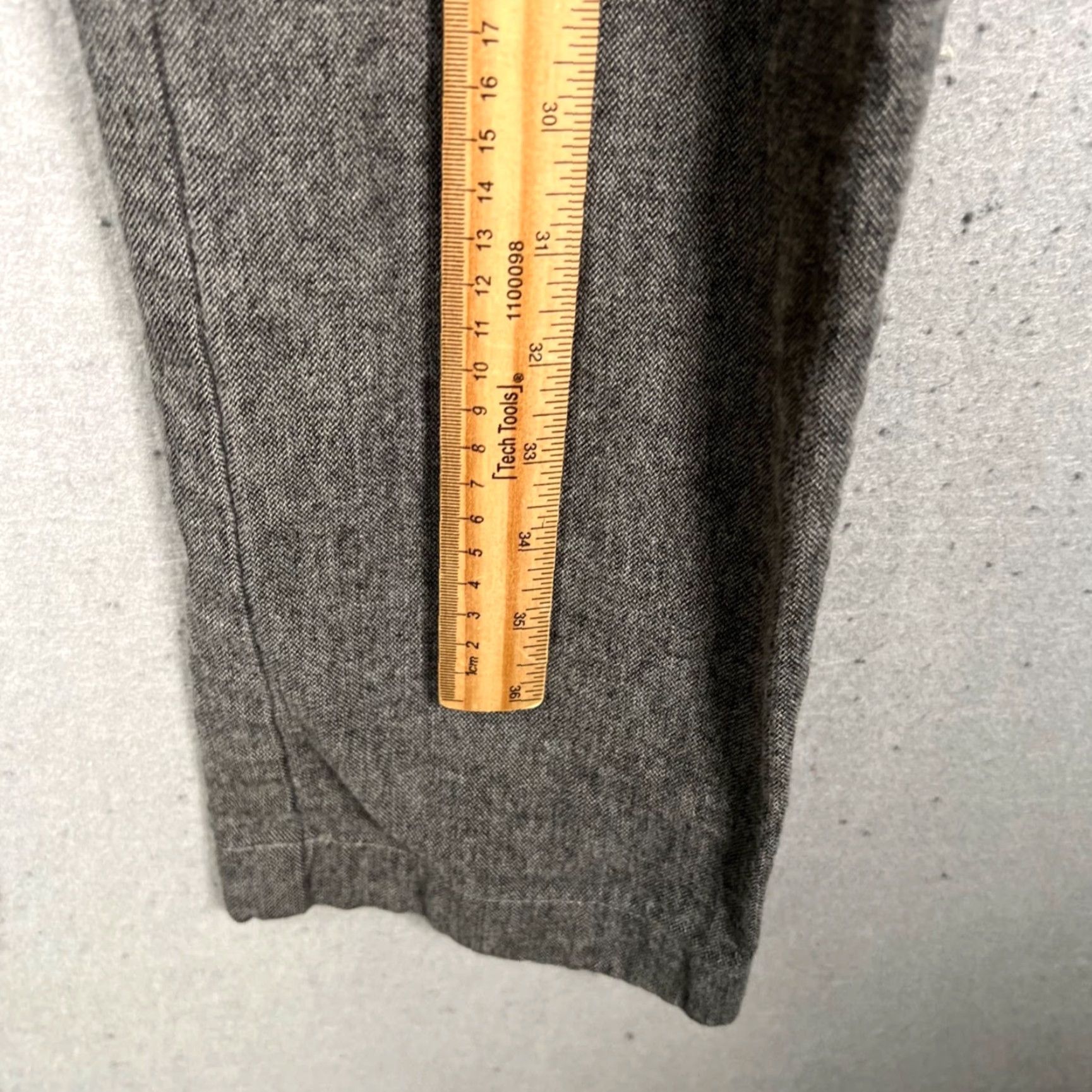 J.Crew J. Crew Slim Chino Pants Gray 31x32 Mens 100% Cotton Flat Front Straight Leg Vintage No Size US 31 - 7 Thumbnail