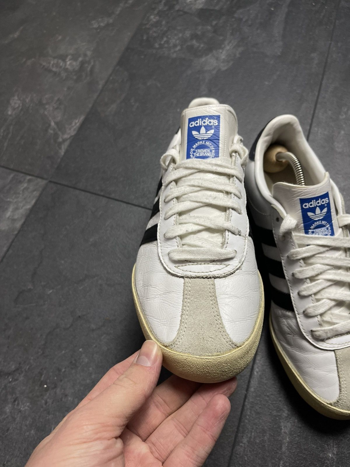 Adidas × Vintage Vintage adidas bamba low top sneakers Size US 7 / EU 40 - 5 Thumbnail