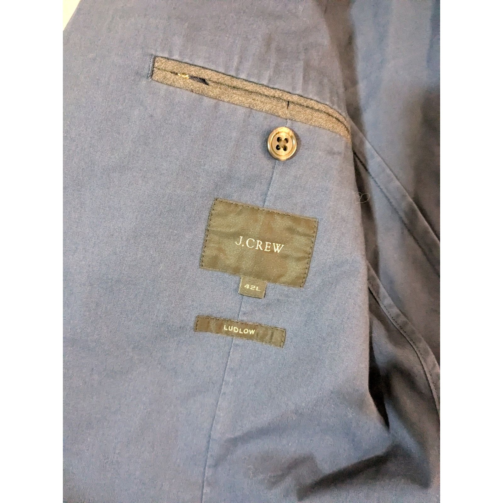 J.Crew J. crew - Ludlow Larusmian Tessun Blazer / 42L / Blue Size 42L - 5 Thumbnail