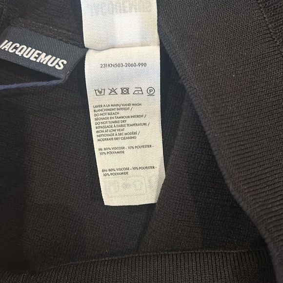 Jacquemus JACQUEMUS LE RAPHIA SHORTS 40BLACK 'LE SHORT PRALU' Size 27" / US 4 / IT 40 - 12 Thumbnail