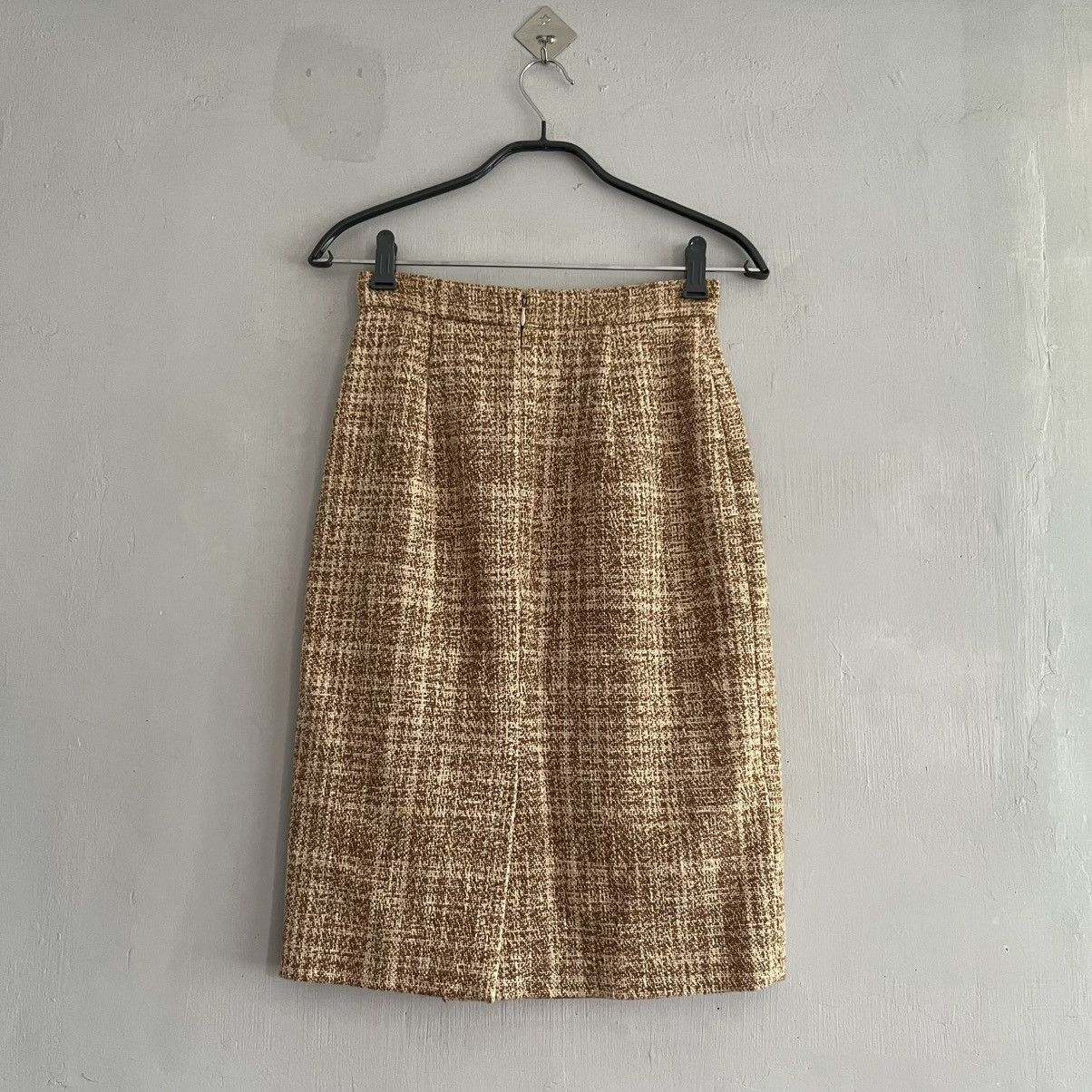 Miu Miu SS15 Miu Miu Tweed Suede Midi Skirt Size 25" / US 0 / IT 36 - 4 Thumbnail