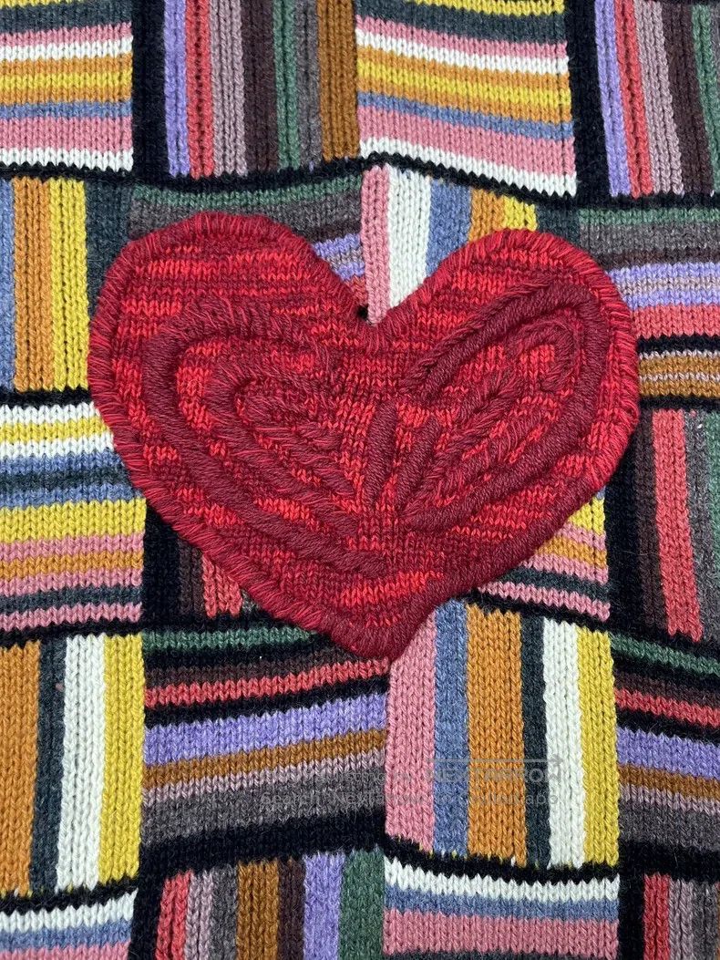 Dior Dior Colourful love striped cashmere long sleeves Size S / US 4 / IT 40 - 2 Thumbnail