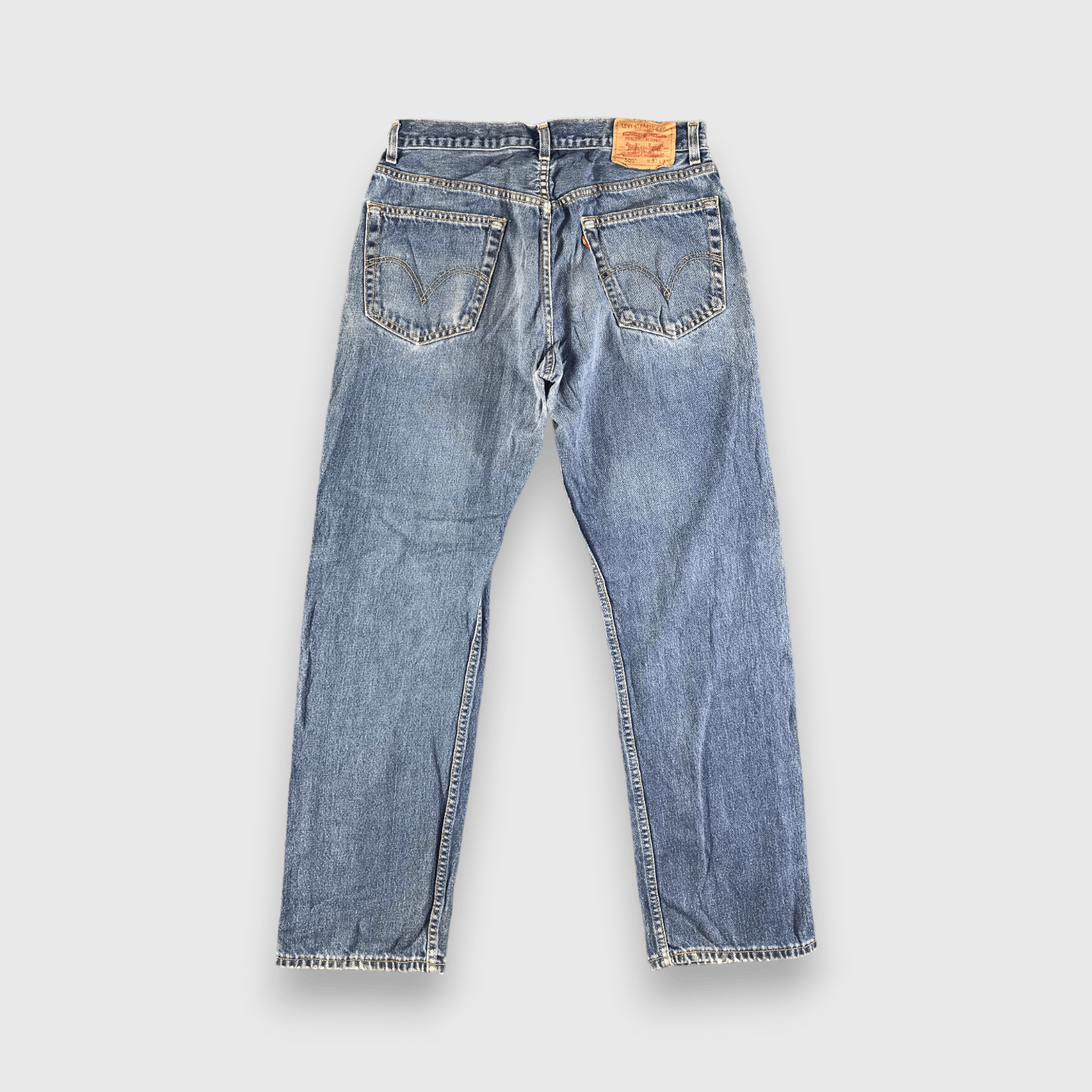 Levi's Vintage Blue Wash Levis 505 Jeans-J3176 Size US 32 / EU 48 - 2 Thumbnail