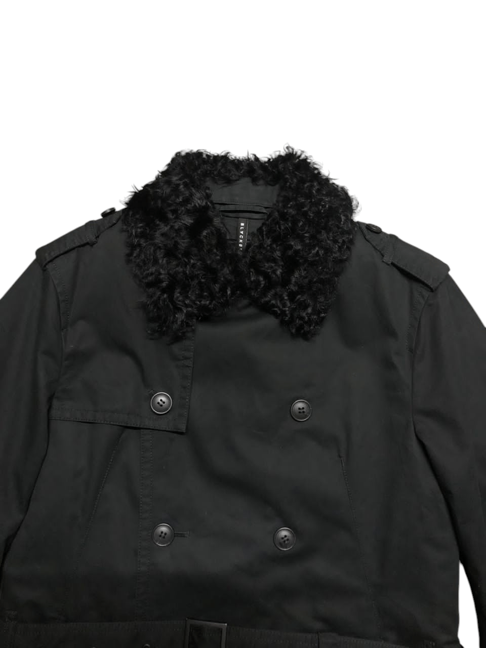 Neil Barrett Black Barrett By Neil Barrett Double Breasted Belted Size US M / EU 48-50 / 2 - 5 Thumbnail