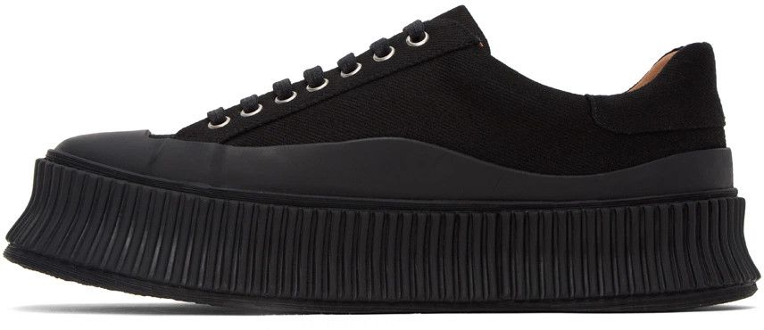 Jil Sander o1y1124 Platform Low-Top Sneakers in Black Size US 9 / EU 42 - 3 Thumbnail