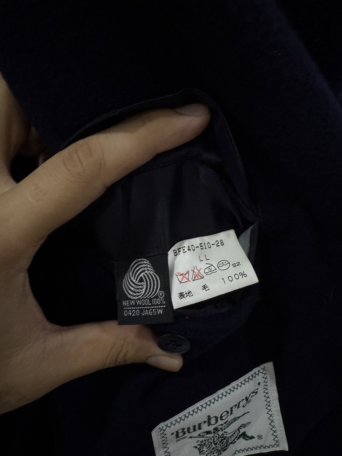 Burberry Authentic Luxury Burberry Wool Man Blazer Size 40L - 7 Thumbnail