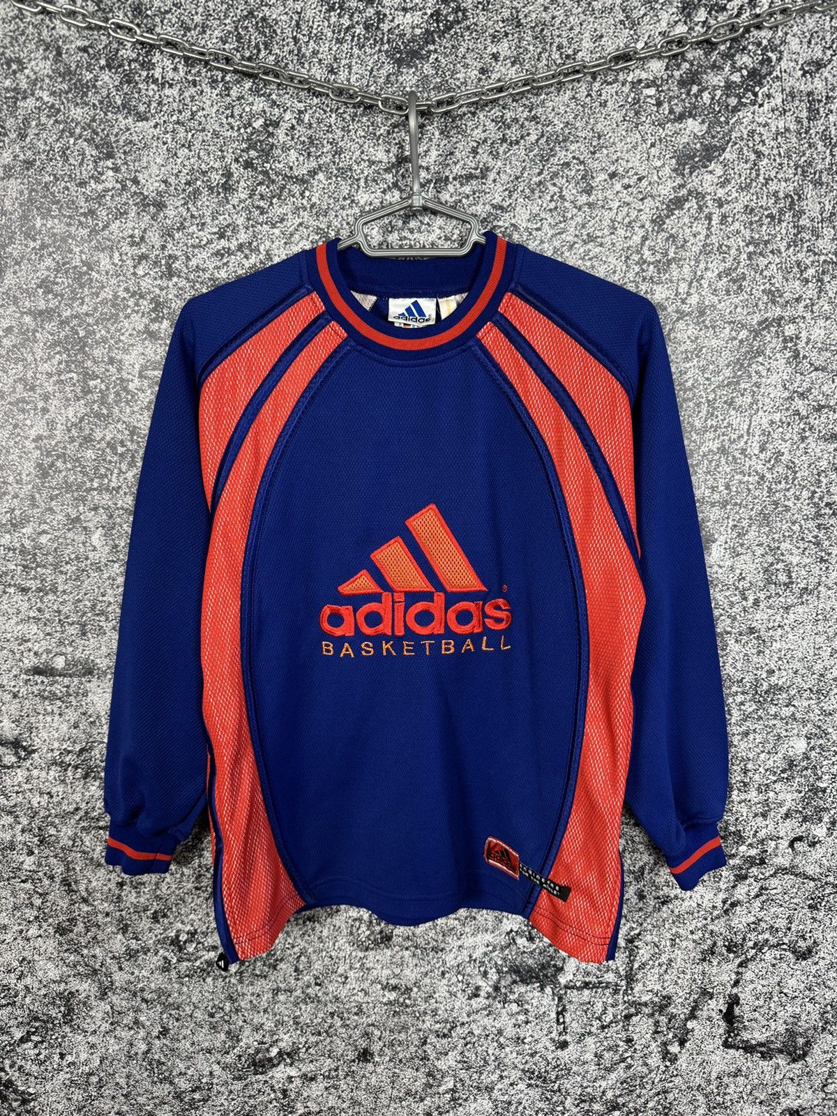 Adidas Kids Adidas Basketball Vintage 90s Sweatshirt Retro Big Logo Size US XS / EU 42 / 0 - 1 Thumbnail