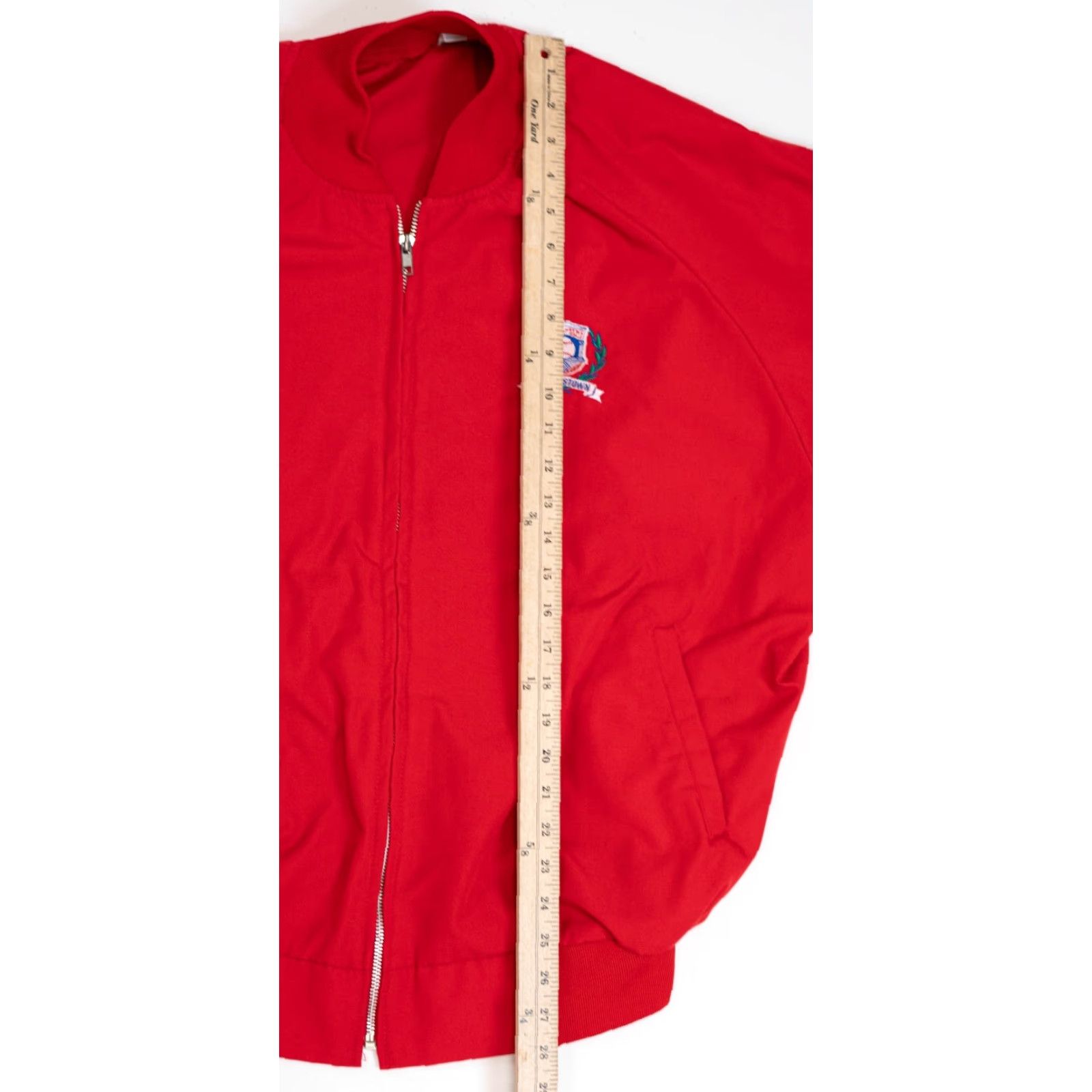 Vintage VINTAGE Artex Cooperstown Jacket Mens Size L Red Zip Up 80s MLB USA Baseball Windbreaker Jacket Size US L / EU 52-54 / 3 - 6 Thumbnail
