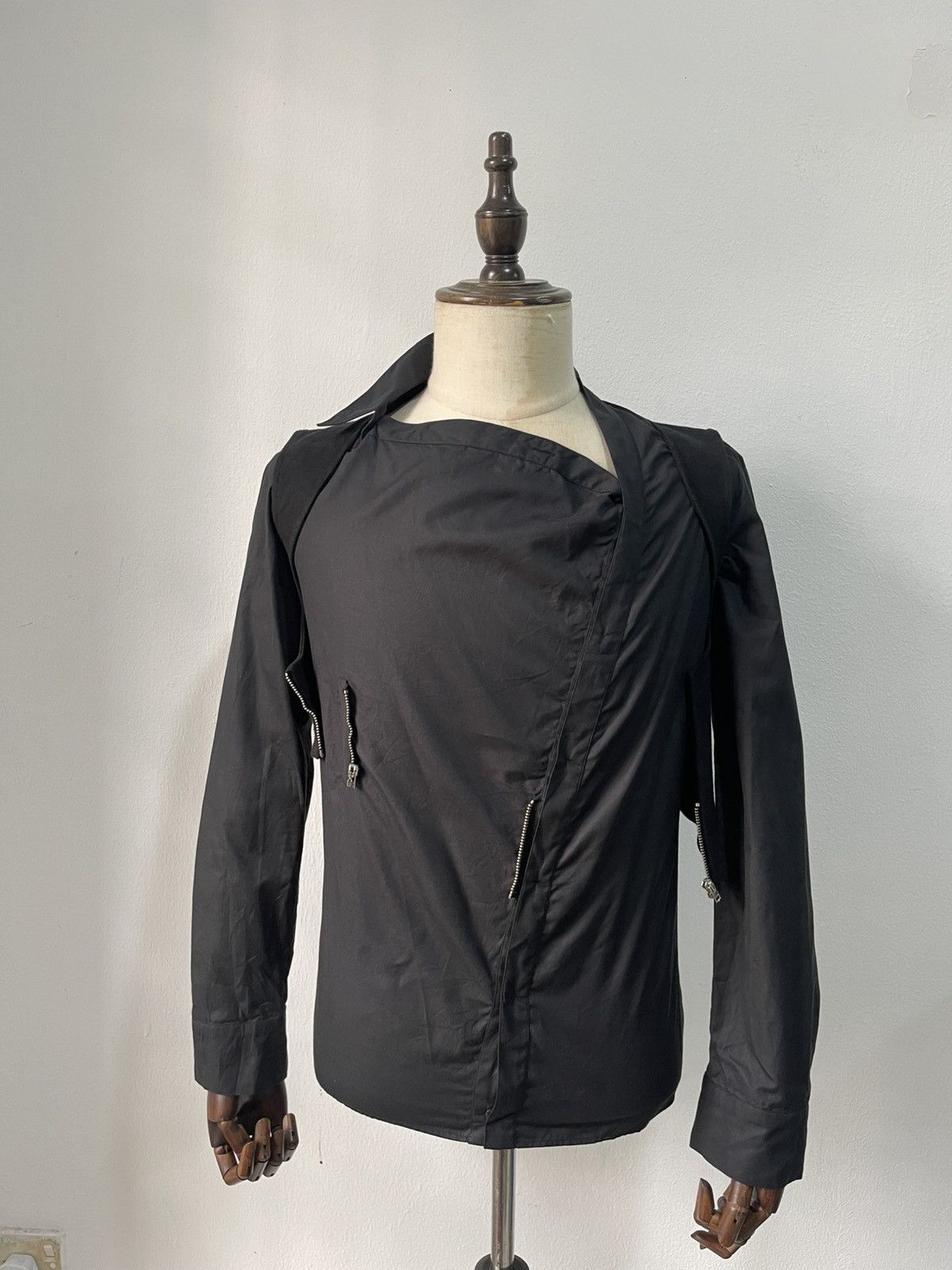 Hussein Chalayan 2003 Hussien Chalayan Asymmetrical Shirt Runway 10 Size M / US 6-8 / IT 42-44 - 2 Thumbnail
