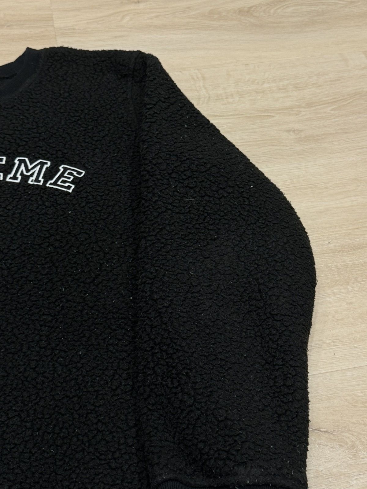 Supreme Supeme FW17 Polartec Deep Pile Crewneck Sweatshirt Size US M / EU 48-50 / 2 - 5 Thumbnail