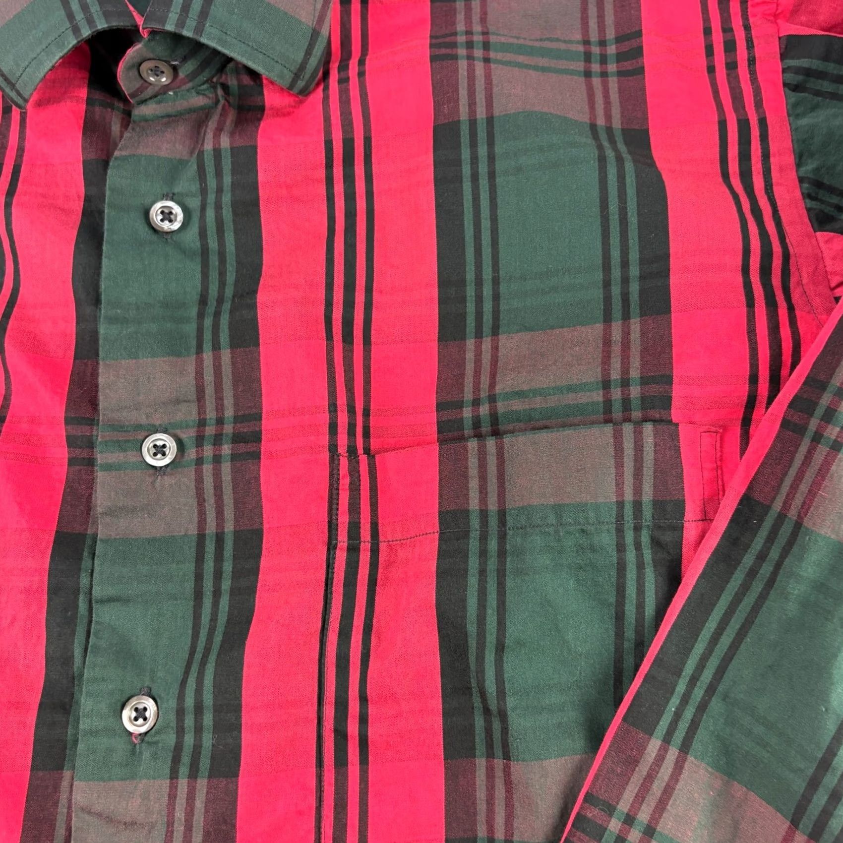 Vintage Gitman Bros Shirt Mens XL Red Plaid Button-Up Long Sleeve Cotton USA Made Size US XL / EU 56 / 4 - 2 Thumbnail