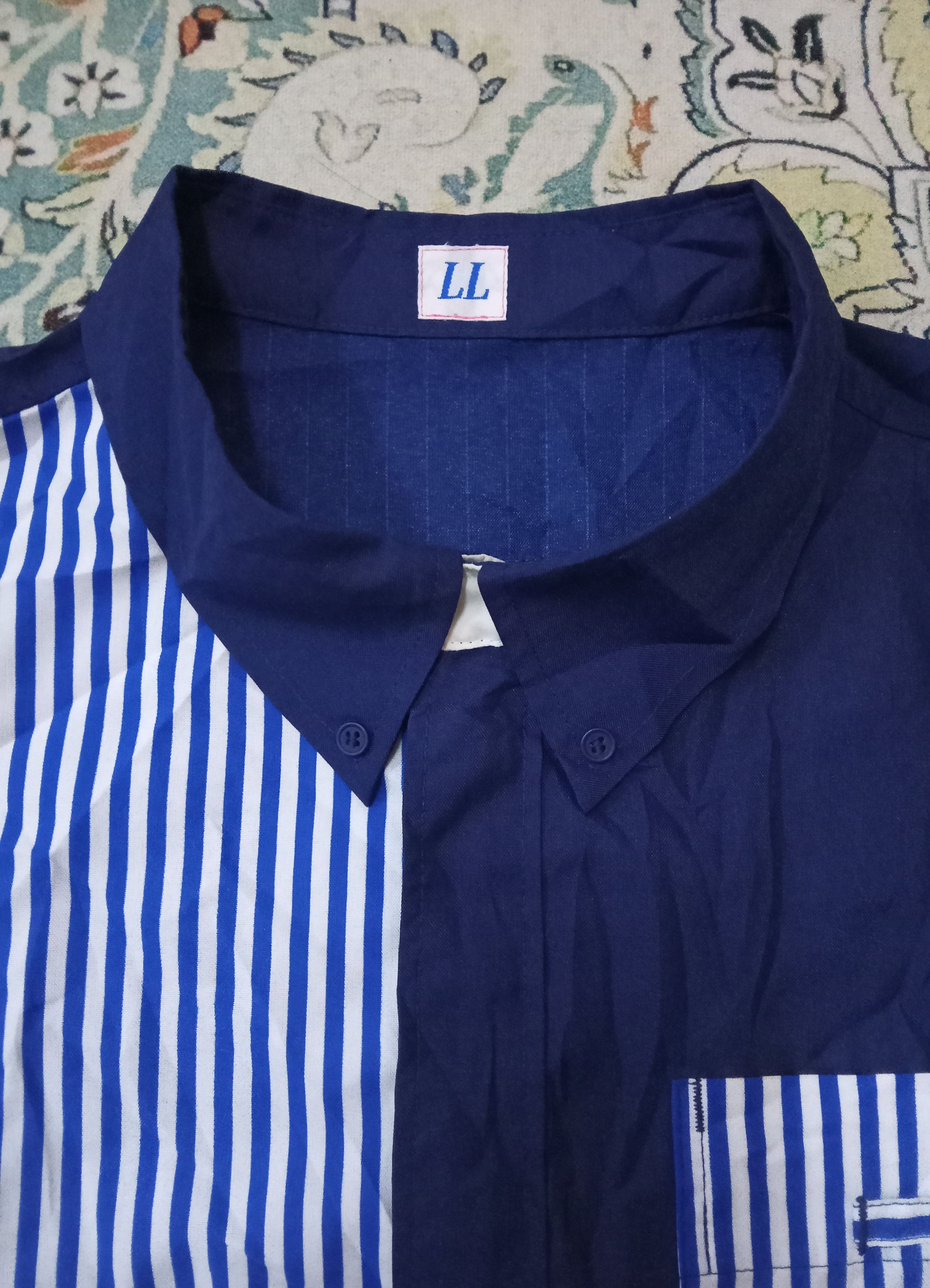 Japanese Brand Lawson Long Sleeves Work Shirt Size US L / EU 52-54 / 3 - 3 Thumbnail