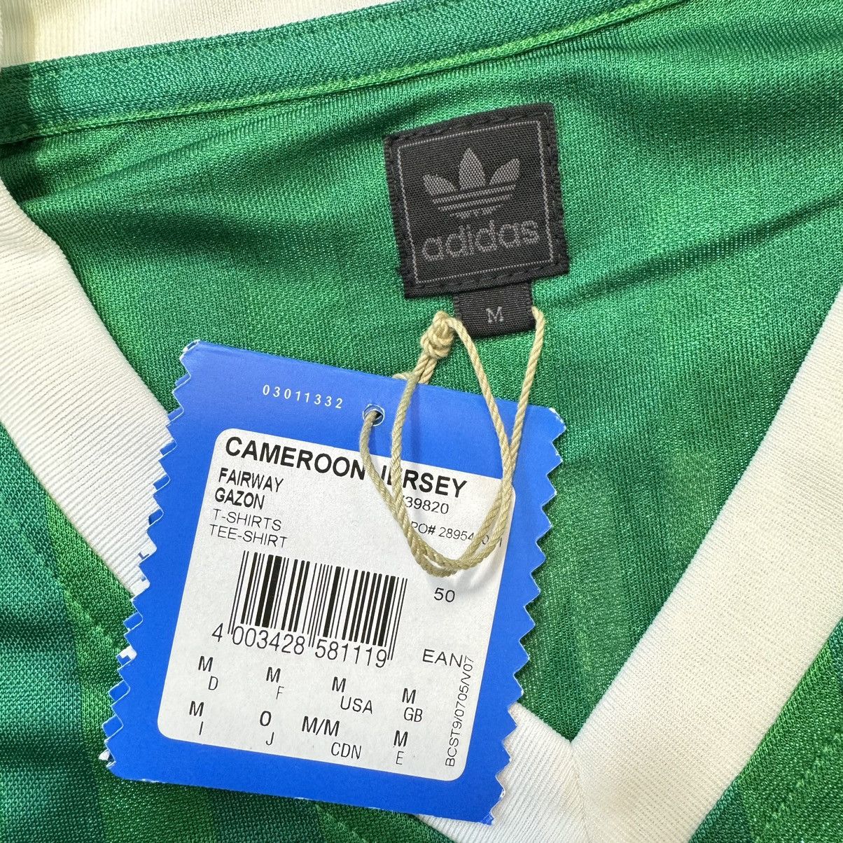 Adidas Cameroon World Cup 1990 retro Miller dancing jersey Size US M / EU 48-50 / 2 - 7 Thumbnail