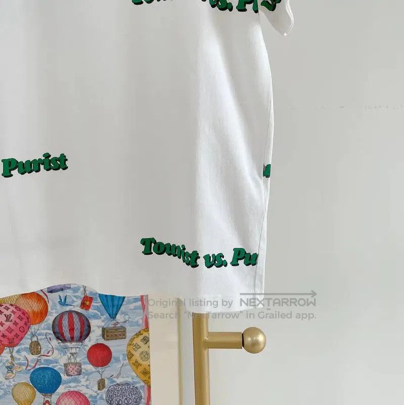 Louis Vuitton Louis Vuitton Summer White Cotton Logo T. Size S / US 4 / IT 40 - 4 Thumbnail