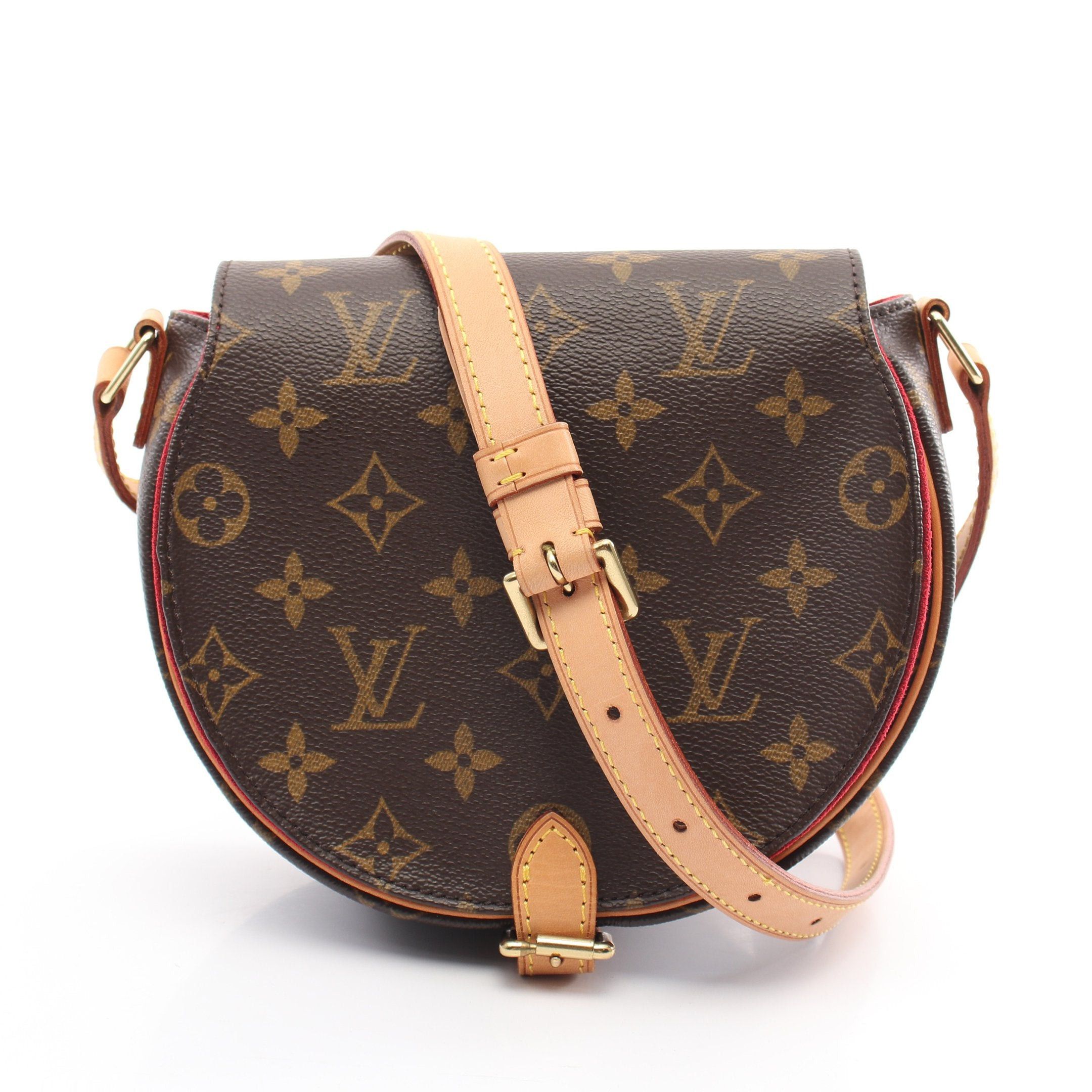 Louis Vuitton Louis Vuitton Tambourine Monogram Shoulder Bag Leather Brown Size ONE SIZE - 1 Thumbnail