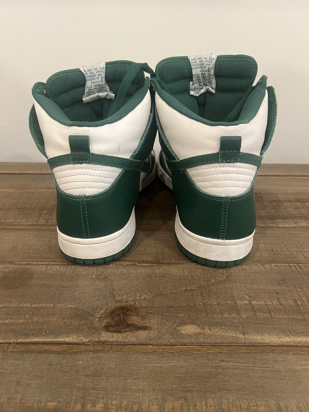 Nike 2003 Nike Dunk High Celtic Green Size US 9.5 / EU 42-43 - 4 Thumbnail