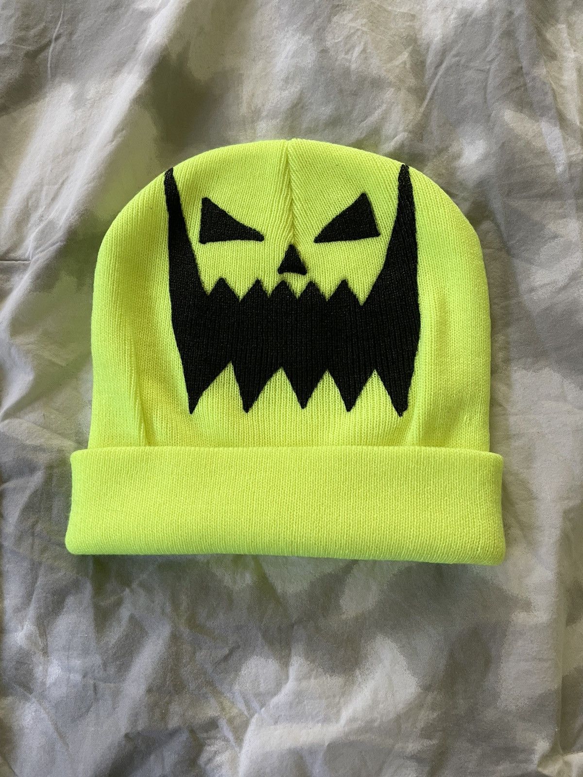 image of Asspizza 2021 Beanie in Yellow, Men's