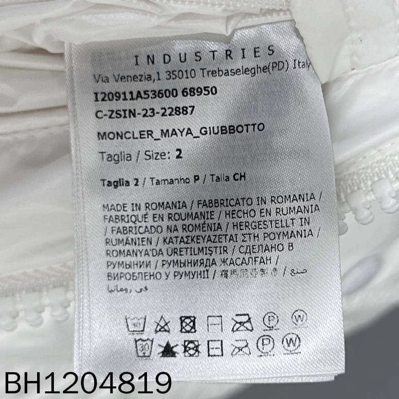 Moncler Moncler Maya White Puffer Jacket Size 2 Size M / US 6-8 / IT 42-44 - 6 Thumbnail