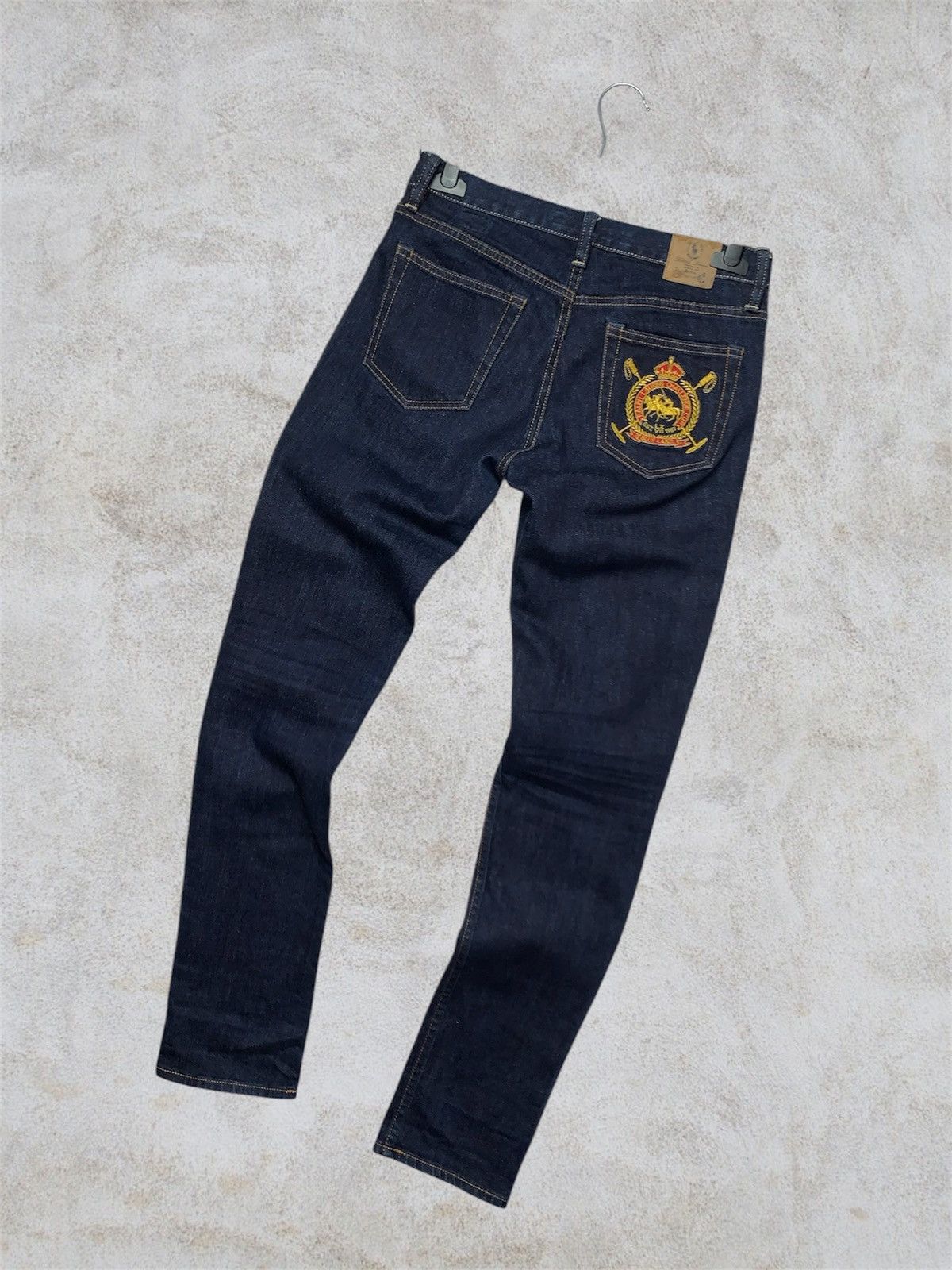 Vintage Polo Ralph Lauren woman’s denim jeans embroidered size 28 Size 28" / US 6 / IT 42 - 1 Thumbnail