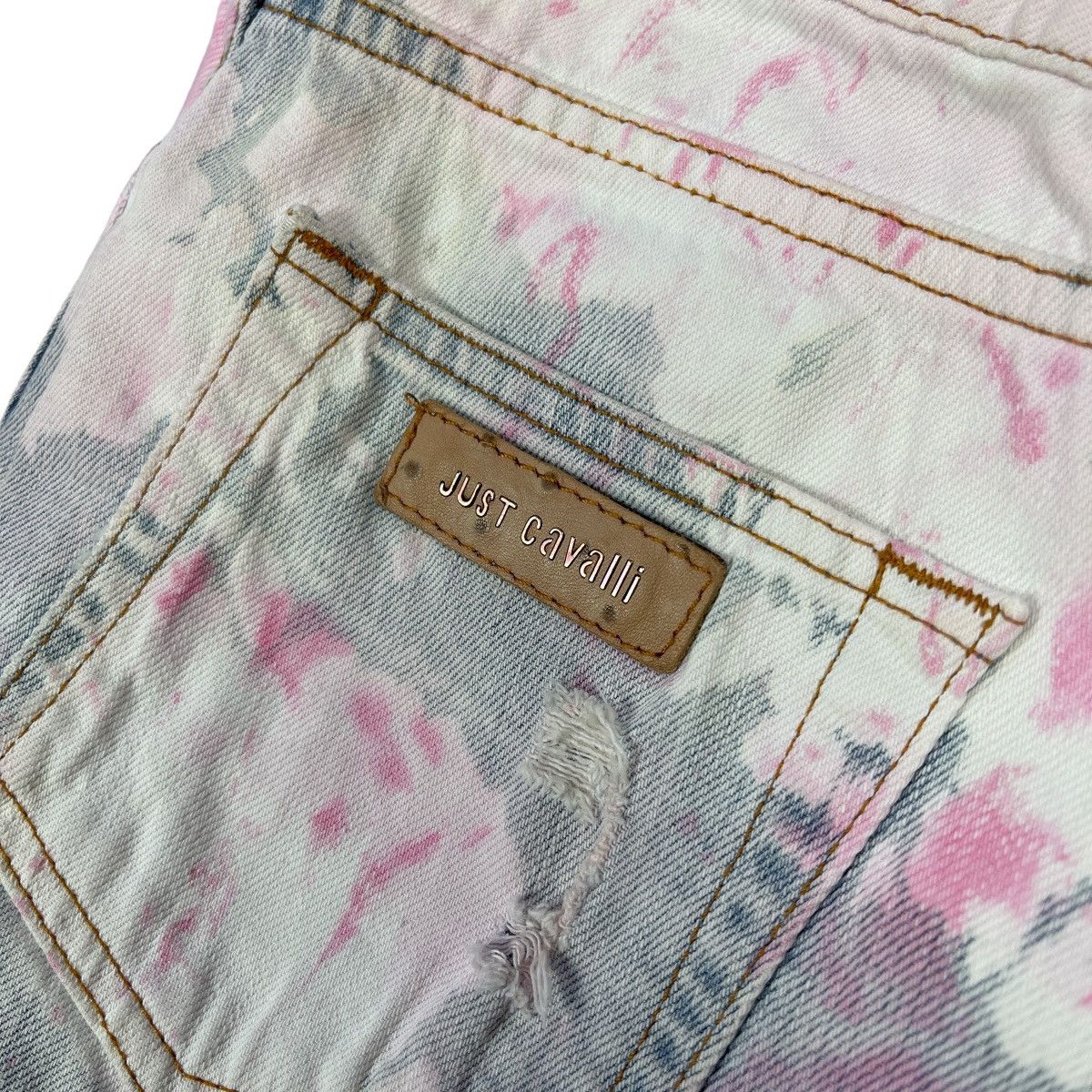 Just Cavalli Just Cavalli Distressed Denim Jeans Size 27" / US 4 / IT 40 - 5 Thumbnail