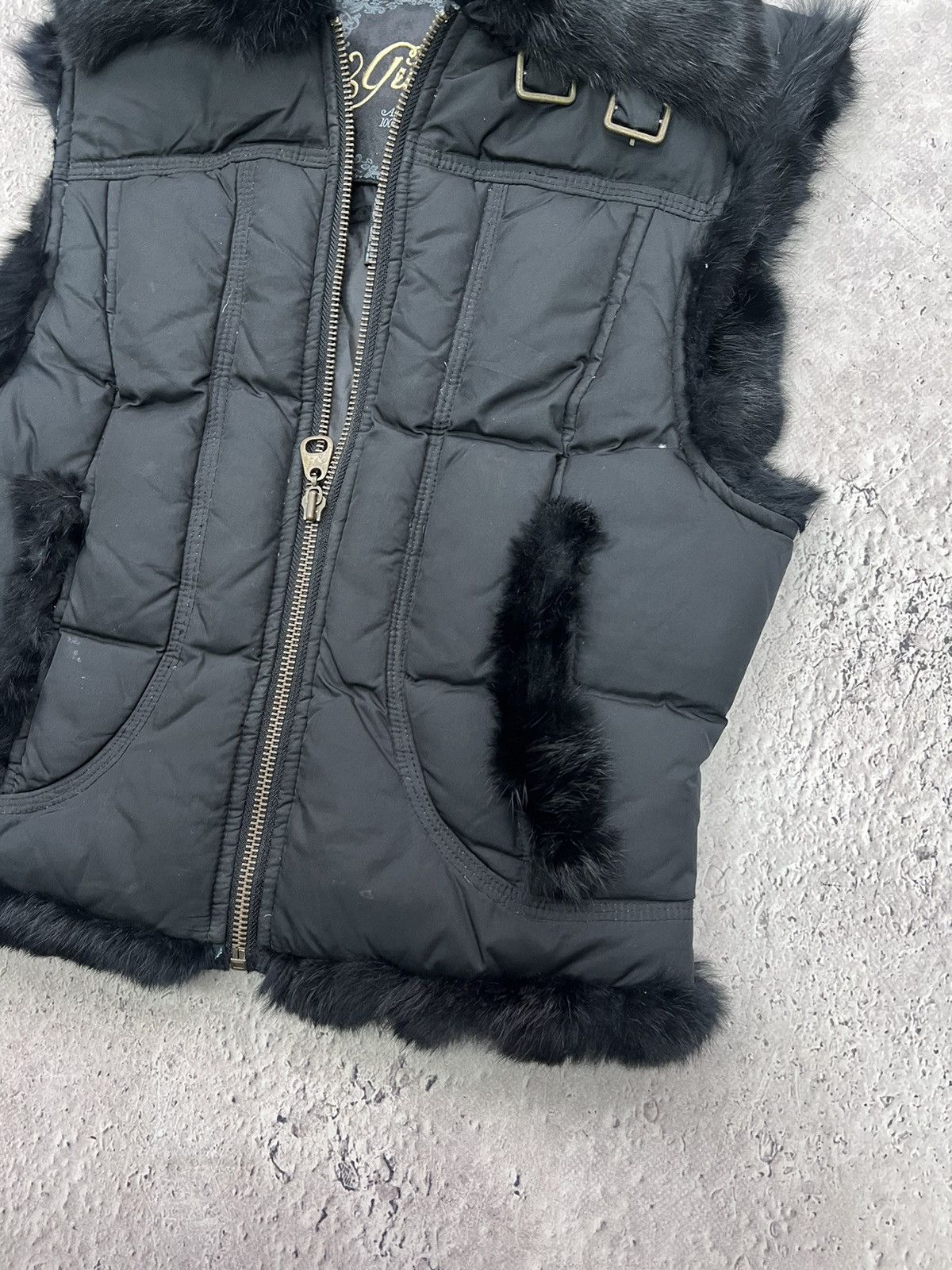 Hysteric Glamour × If Six Was Nine × Le Grande Bleu (L.G.B.) GUESS Fur vest down puffer IfSixWasNine LGB Style Size S / US 4 / IT 40 - 2 Thumbnail