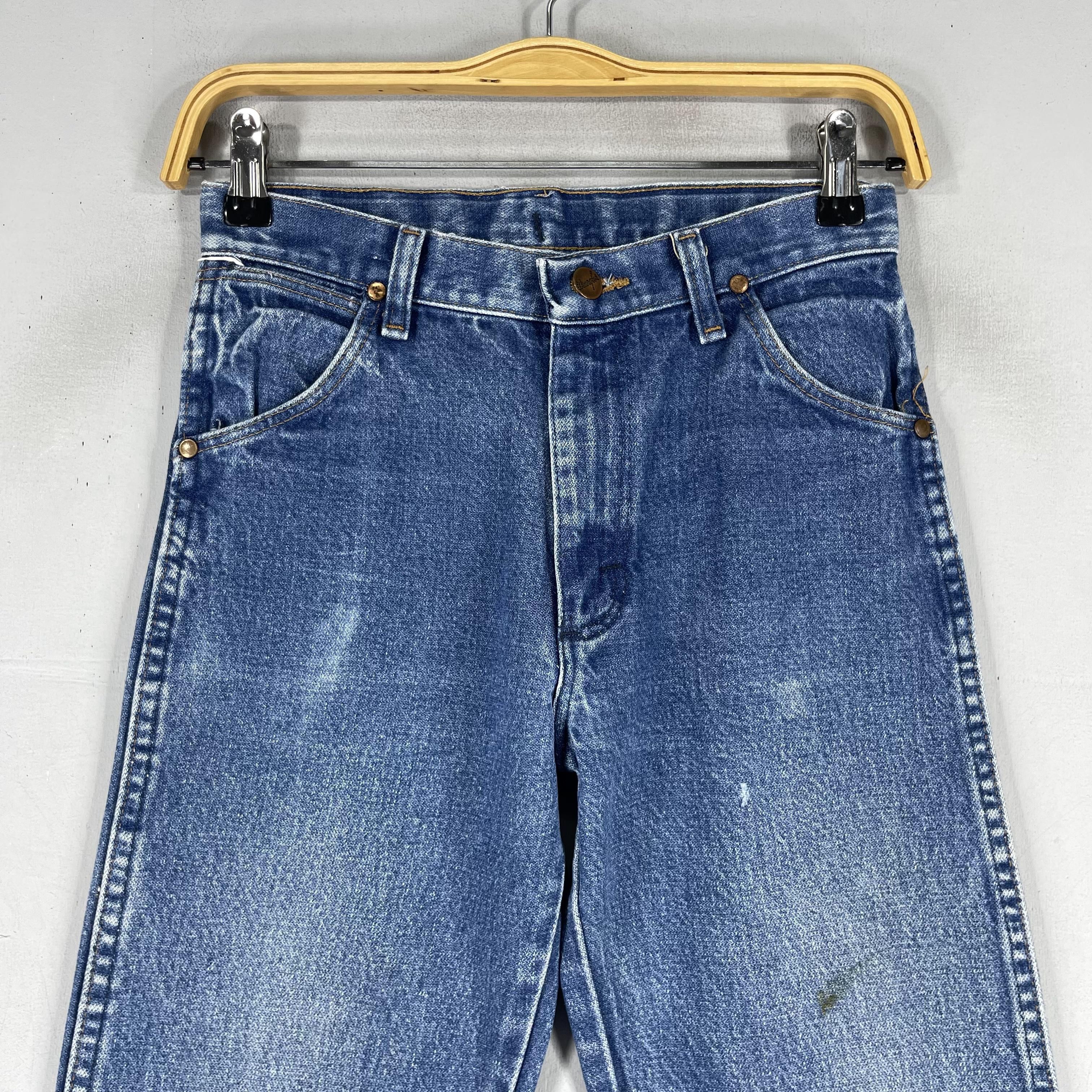 Vintage × Wrangler Size 25 Vintage Wrangler Small Hip Distressed Dirty Jeans Size 25" / US 0 / IT 36 - 2 Thumbnail