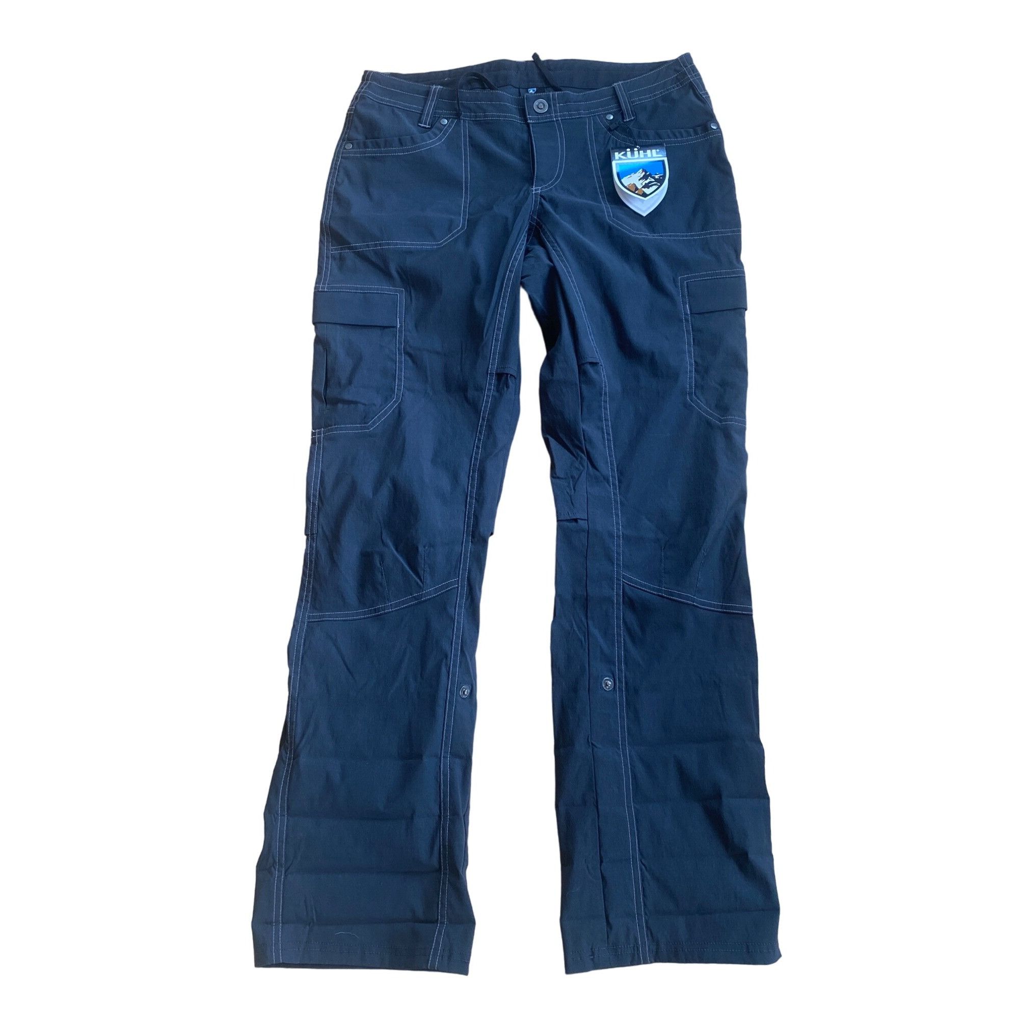 Kuhl NWT Kuhl Kliffside Air Cargo Pants Women's 10 Black Cargo Ve Size 32" / US 10 / IT 46 - 14 Thumbnail